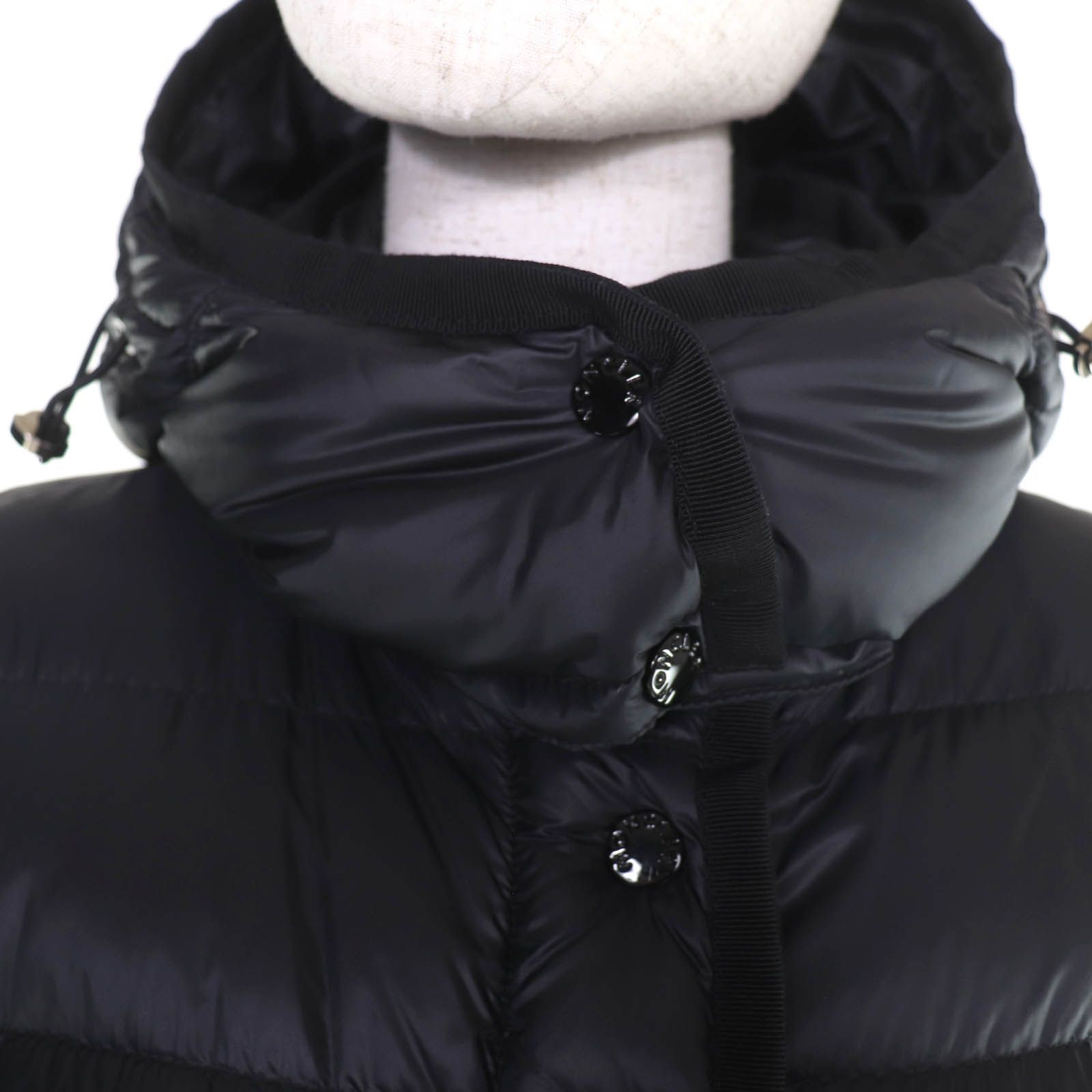 美品☆MONCLER モンクレール HERMINE エルミンヌ ロゴワッペン・フード