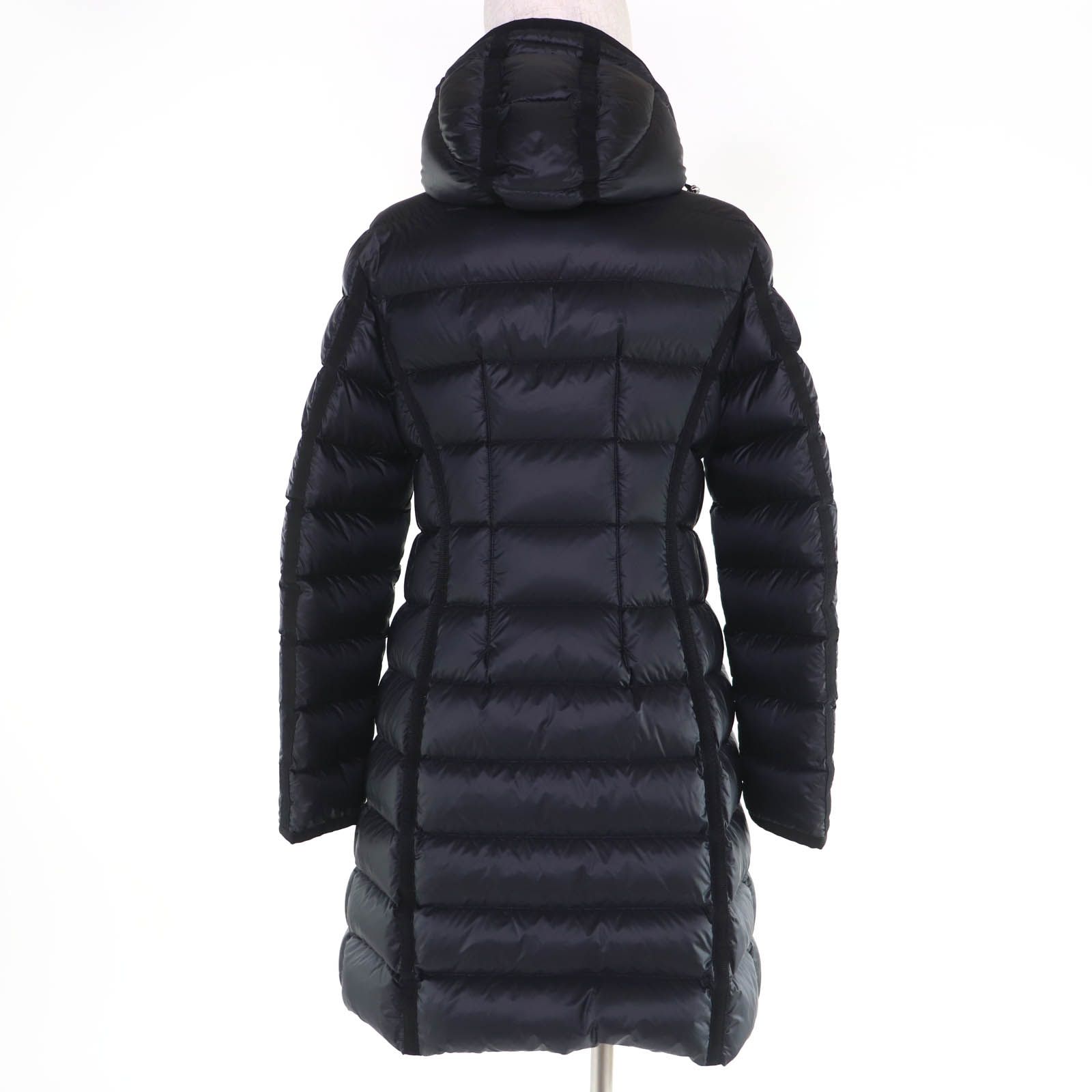 美品☆MONCLER モンクレール HERMINE エルミンヌ ロゴワッペン・フード