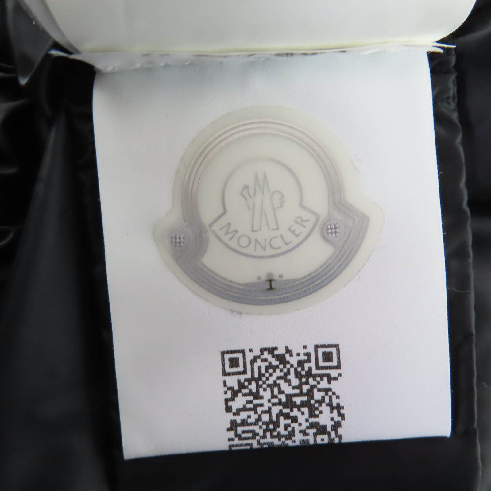 美品☆MONCLER モンクレール HERMINE エルミンヌ ロゴワッペン・フード