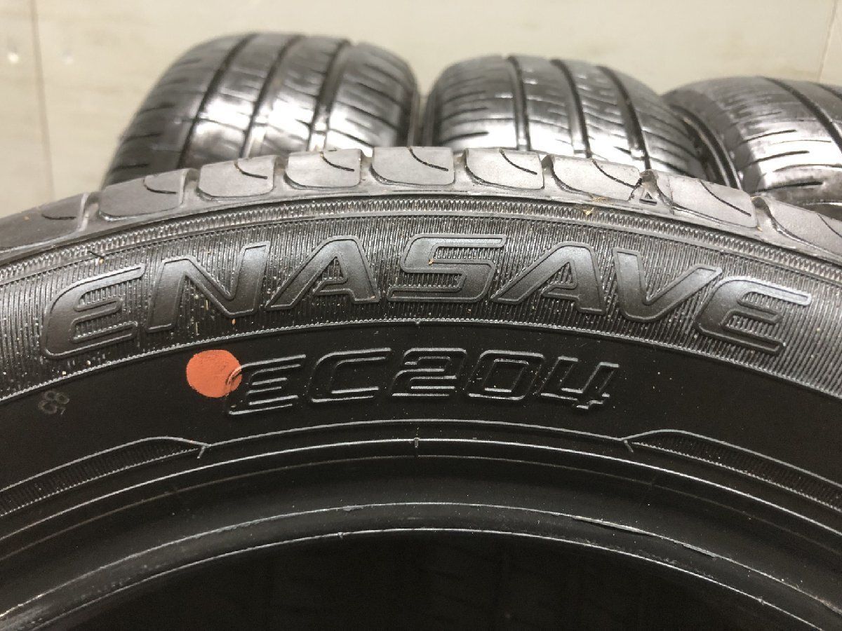 DUNLOP ENASAVE EC204 185/60R16 16インチ 夏タイヤ 4本 25年製 バリ溝 