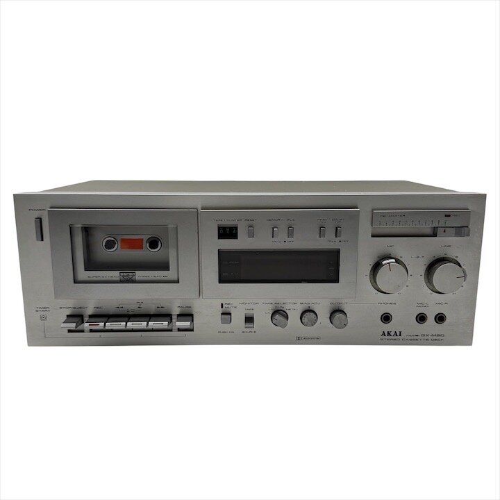 良品 AKAI アカイ 赤井 ステレオ カセット デッキ GX-M50 録音 再生