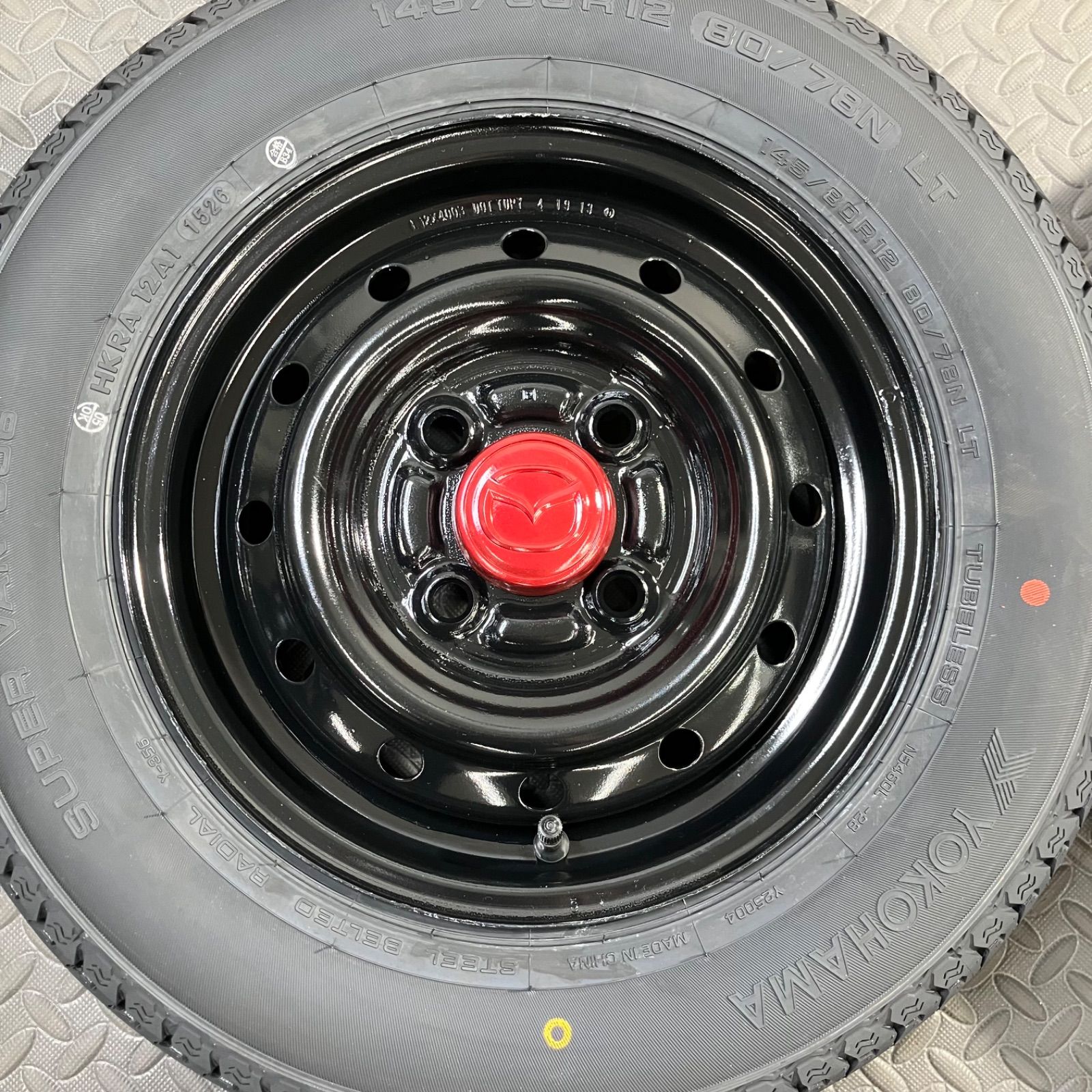 26年製 新品タイヤ 145/80R12 80/78N LT ヨコハマ スーパーバン356(夏