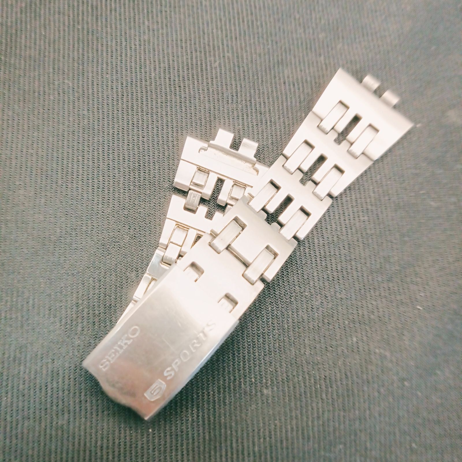 0603-4 SEIKO Speed Timer セイコー5 スポーツ ファイブ スピードタイマー 6139 メンズ腕時計 交換ベルト バンド 純正ベルト