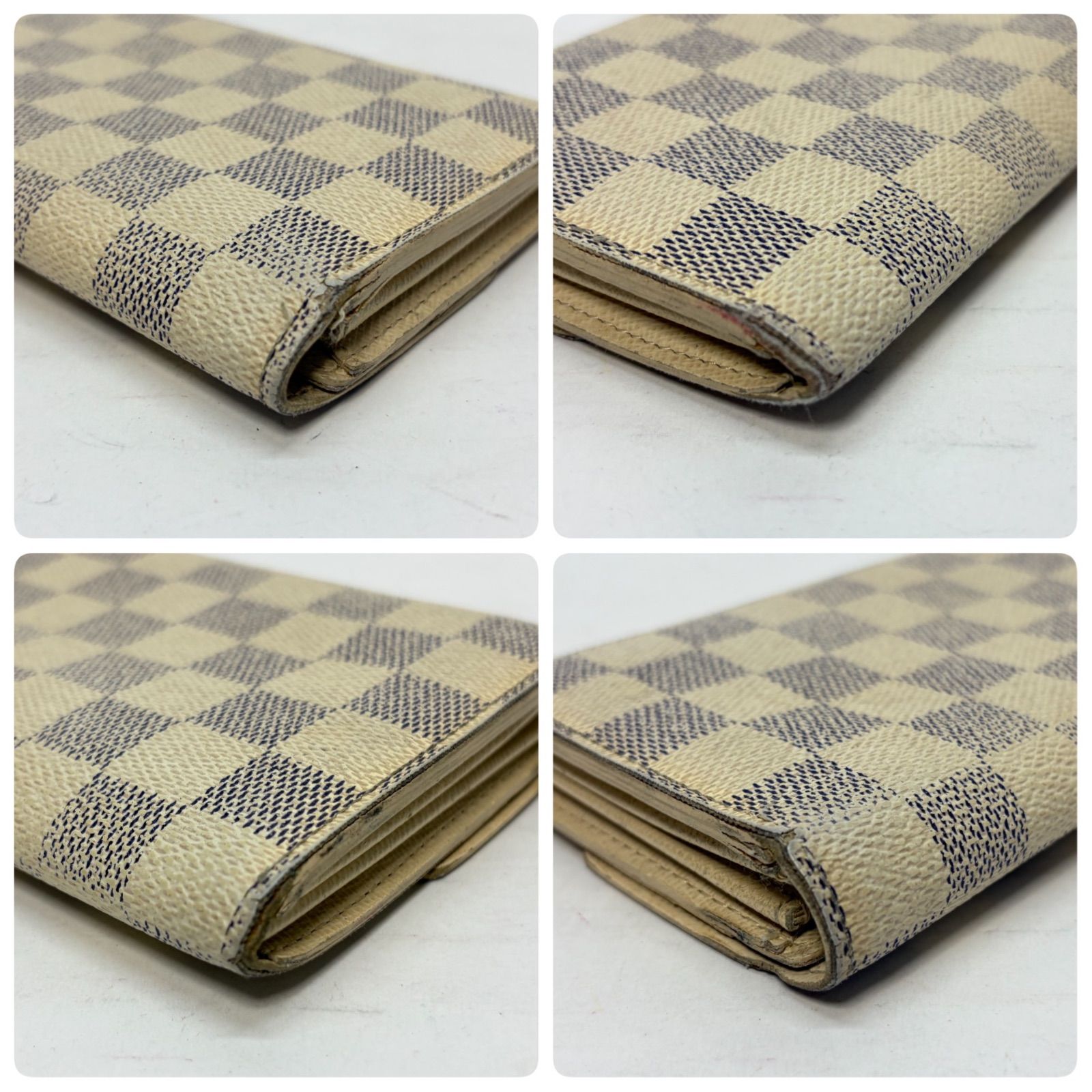 4501 LOUIS VUITTON ルイヴィトン 長財布 ダミエ アズール