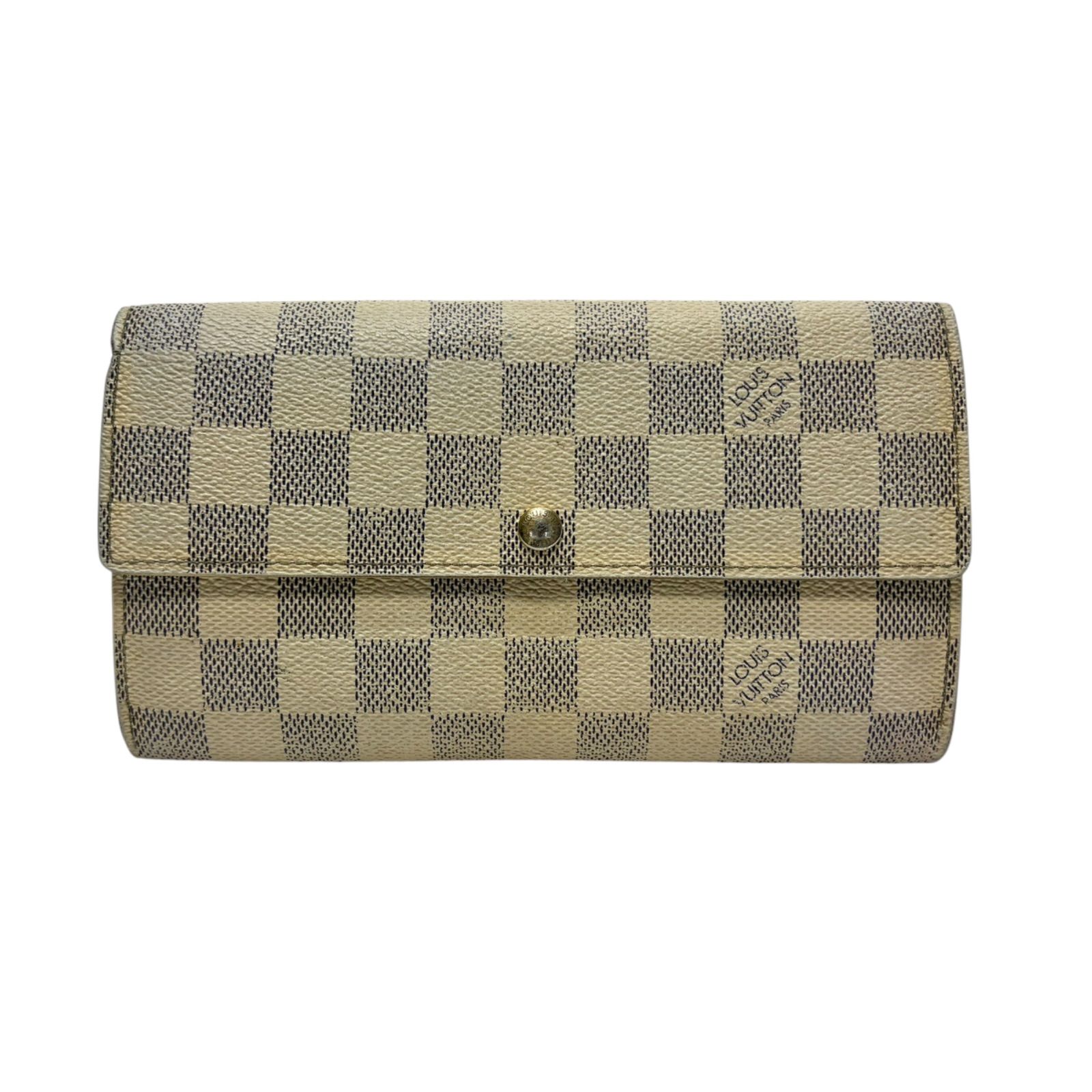 4501 LOUIS VUITTON ルイヴィトン 長財布 ダミエ アズール