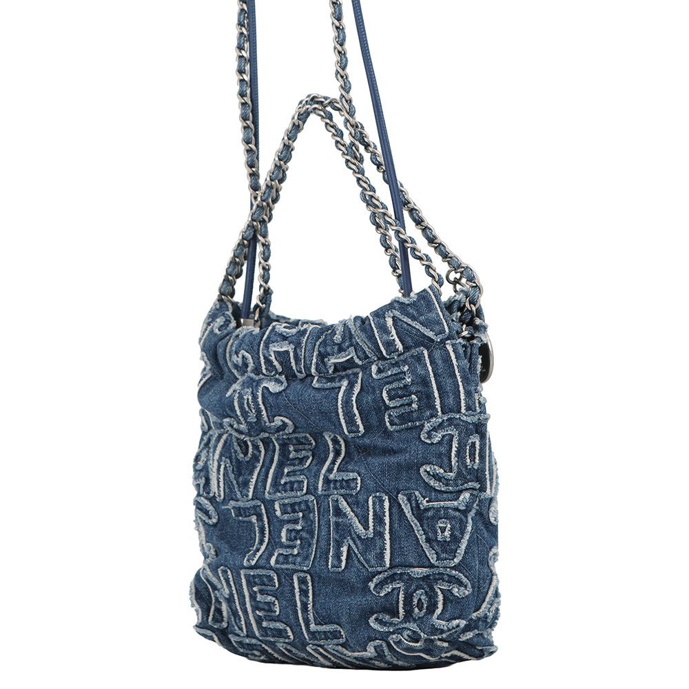 シャネル ハンドバッグ CHANEL 22 ミニ ココマーク デニム AS3980