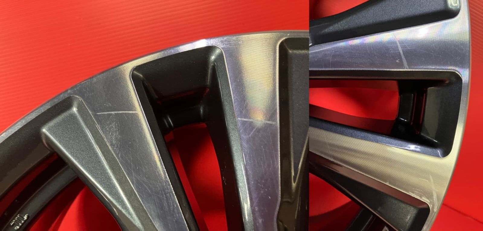 中古ホイール[18x7.0+45 114.3/5H 日産 T32エクストレイル純正] 4本SET