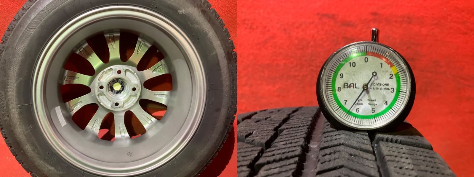 中古スタッドレスタイヤホイールセット【175/65R15 BRIDGESTONE VRX