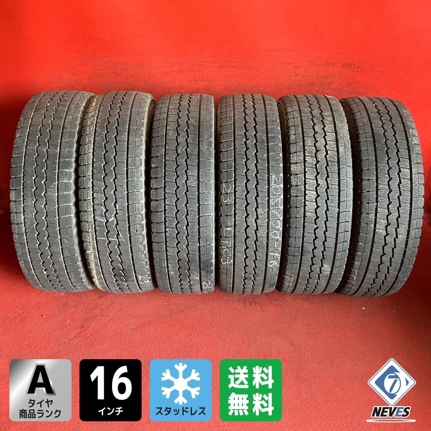 【送料無料】中古トラックスタッドレスタイヤ【205/70R16 111/109 DUNLOP LT03】6本SET