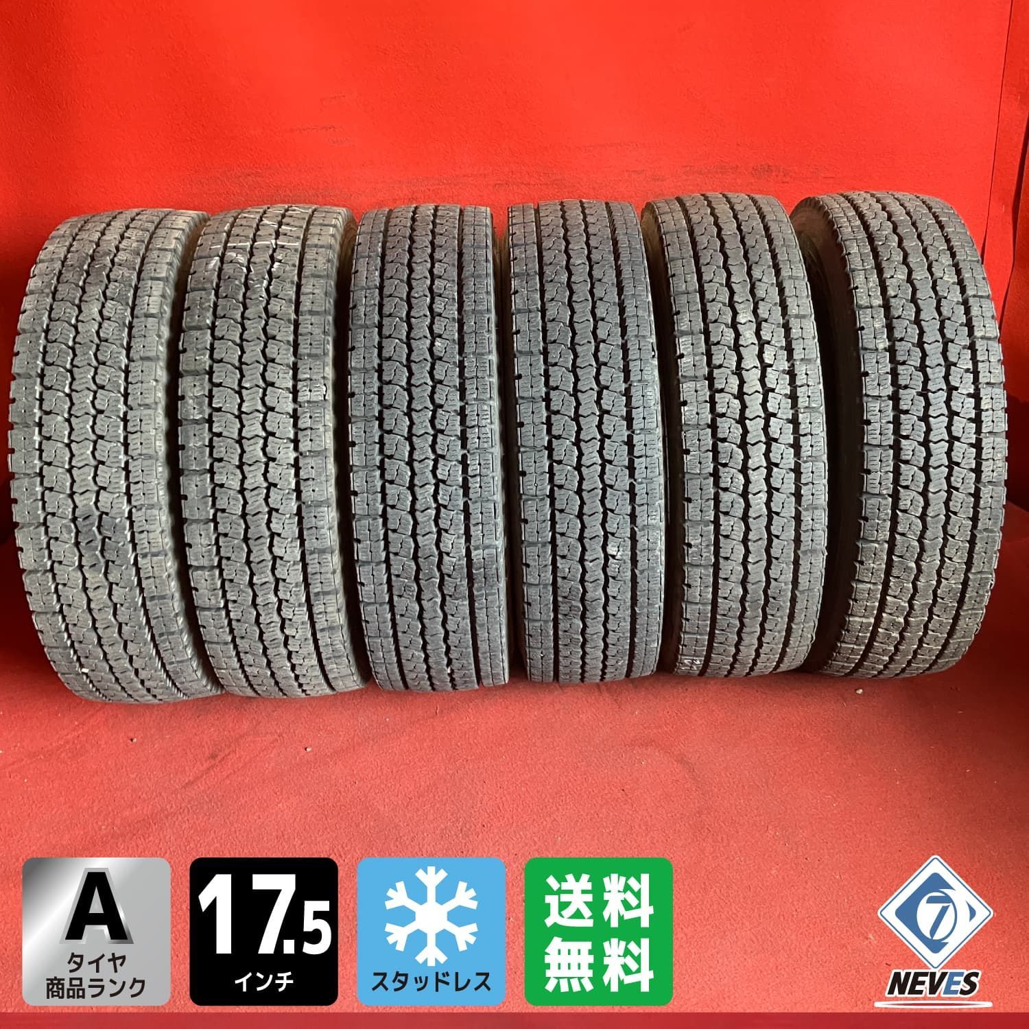 【送料無料】中古トラックスタッドレスタイヤ【215/70R17.5 123/121 TOYO M919】6本SET