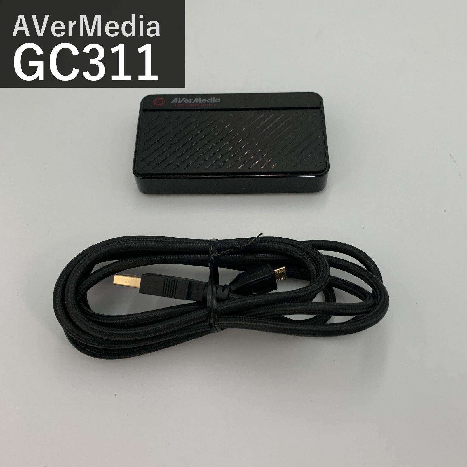 AVerMedia アバーメディア Live Gamer MINI GC311 ゲームキャプチャーボックス ブラック HDMIパススルー 1080p60fps録画 USB2.0接続 配信 ストリーミング 国内正規品