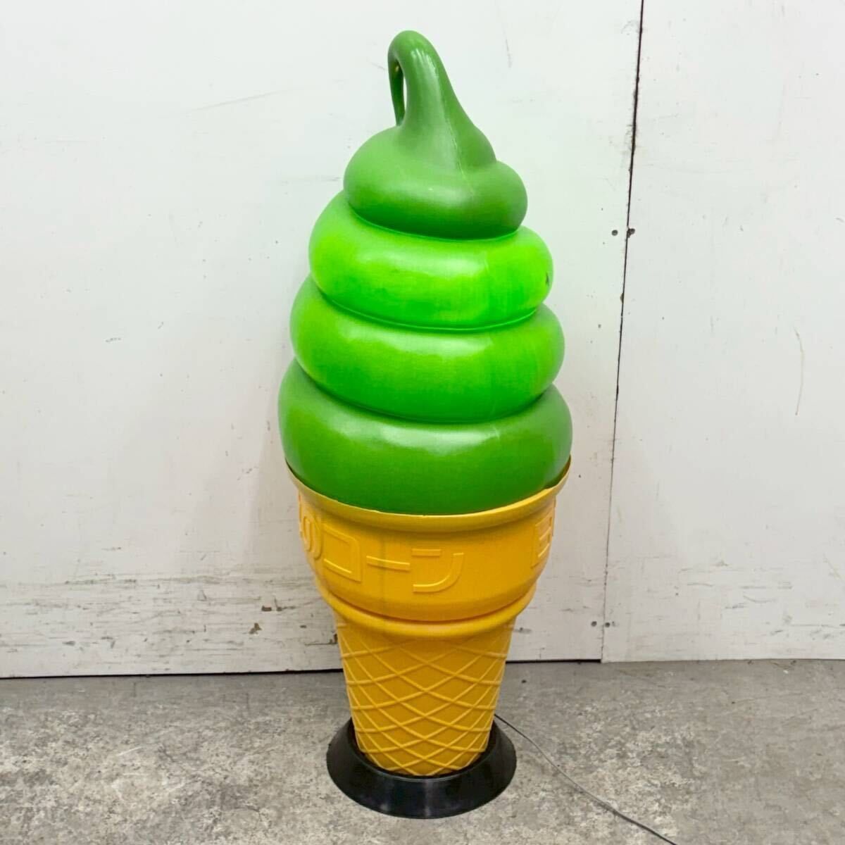 日世 ソフトクリーム看板 ディスプレイ 電飾看板 ニッセイ 店舗用品 日