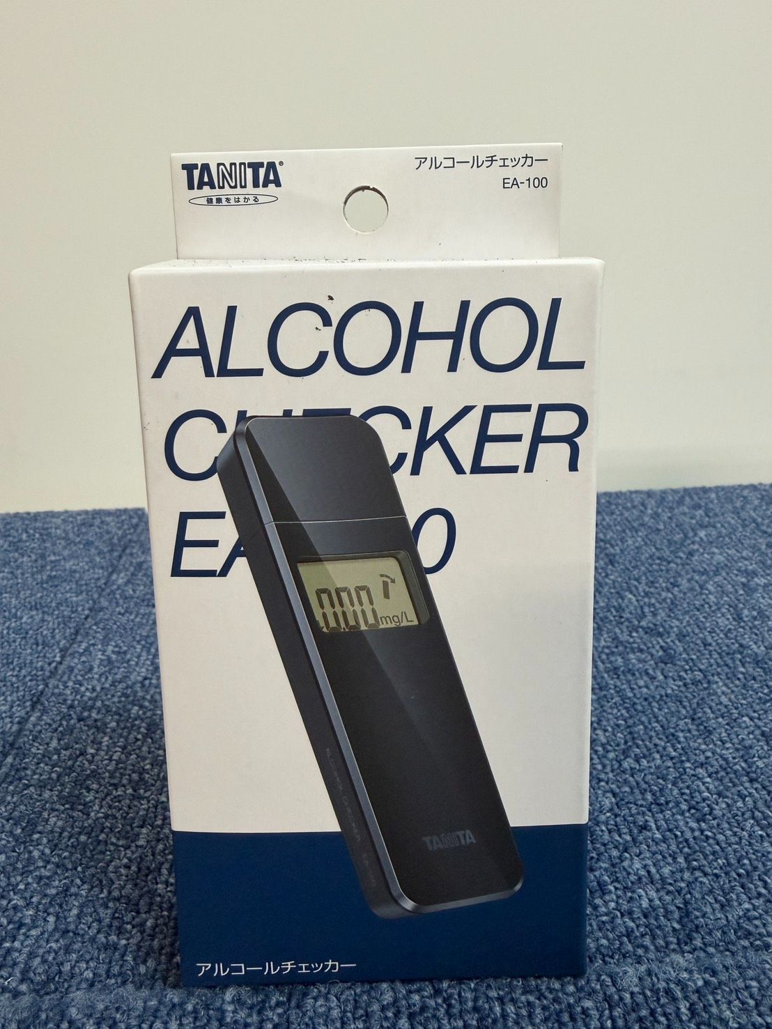 新品】 TANITA / タニタ アルコールチェッカー EA-100 ネイビー 【629
