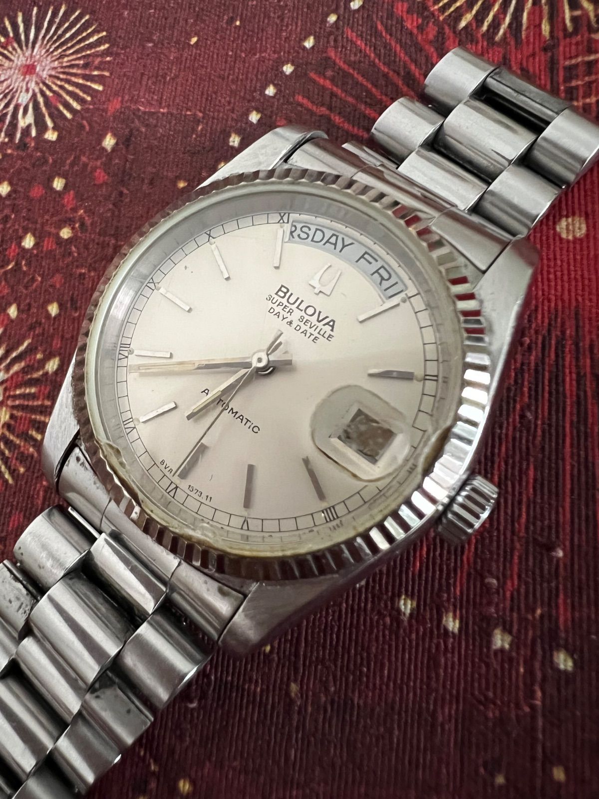 ブローバ BULOVA☆デイデイト☆自動巻き時計☆稼働品☆メンズ☆ - メルカリ