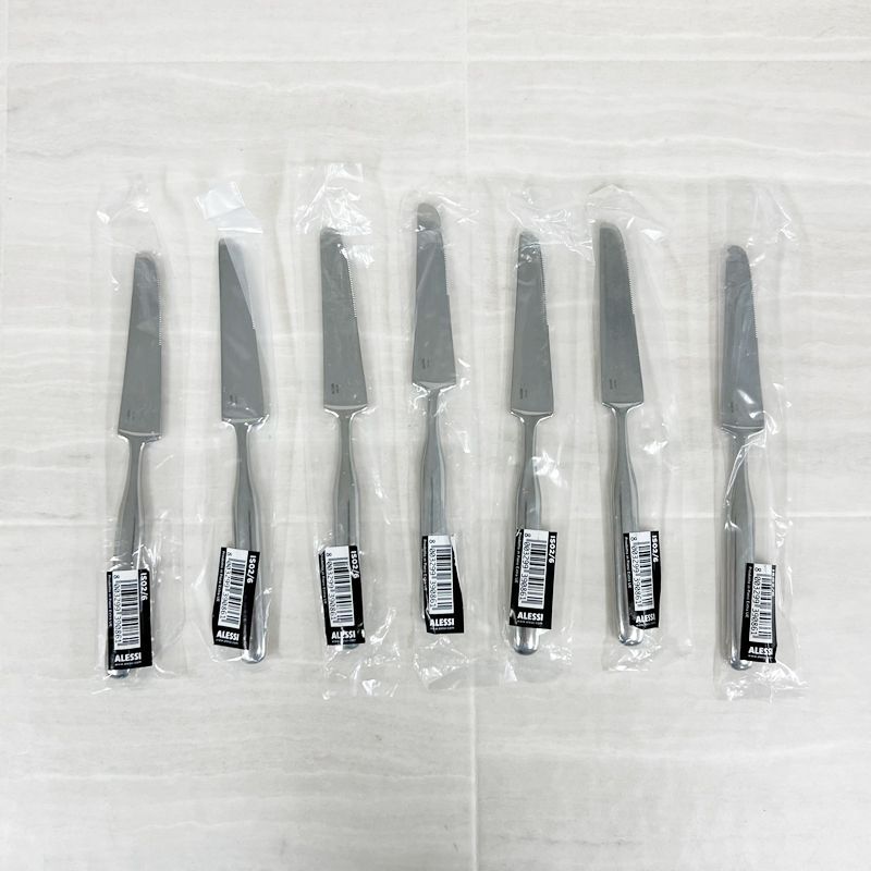 新品・アウトレット】 ALESSI アレッシ ナイフ 7本セット デザート
