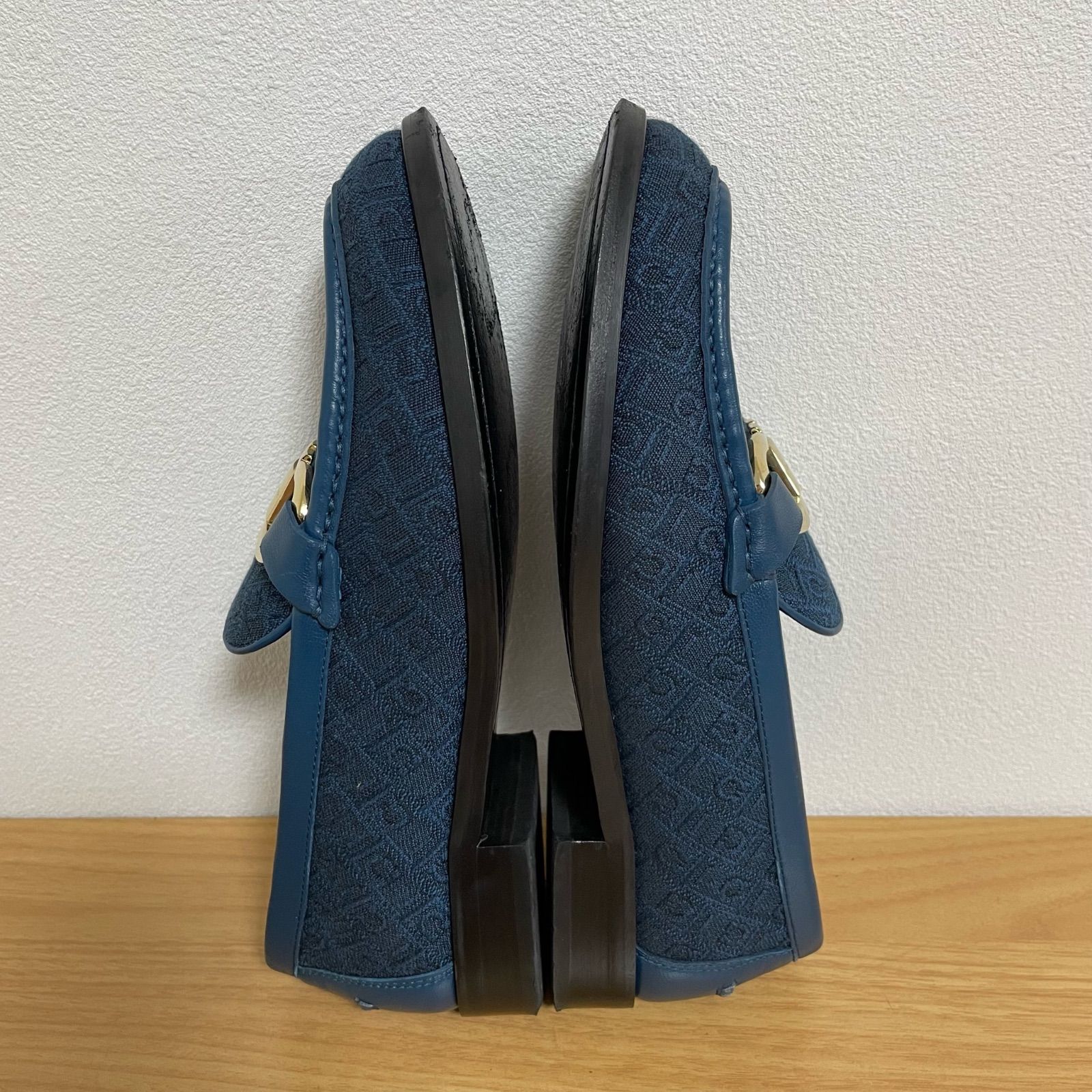 極美品 サルヴァトーレフェラガモ ガンチーニ ビットローファー 7D 約