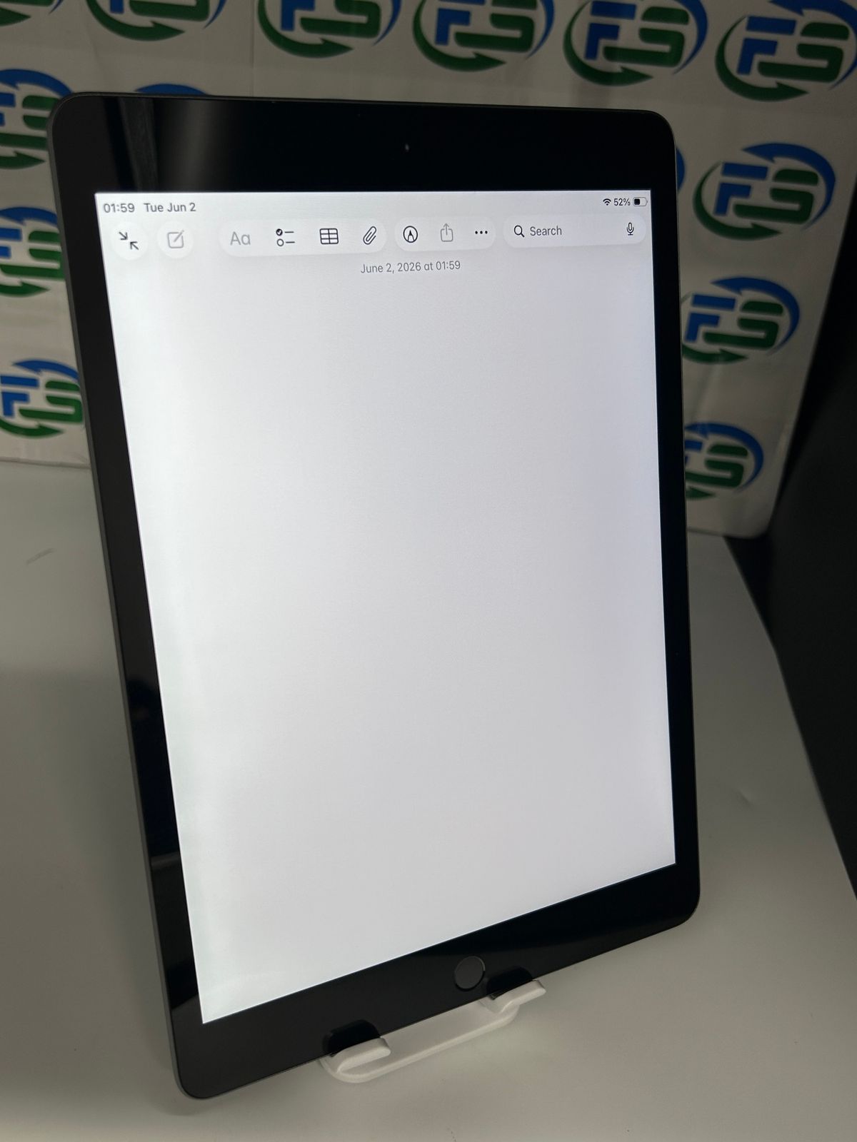 iPad 第8世代 Wi-Fi 128GB スペースグレイ MYLD2J/A A2270 外観Bランク