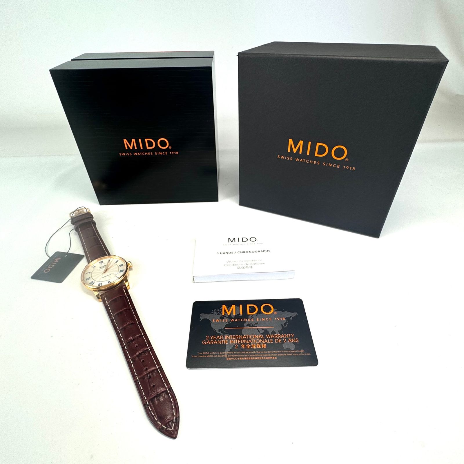 未使用・動作良好】腕時計 メンズ ミドー MIDO バロンチェッリ M8600 