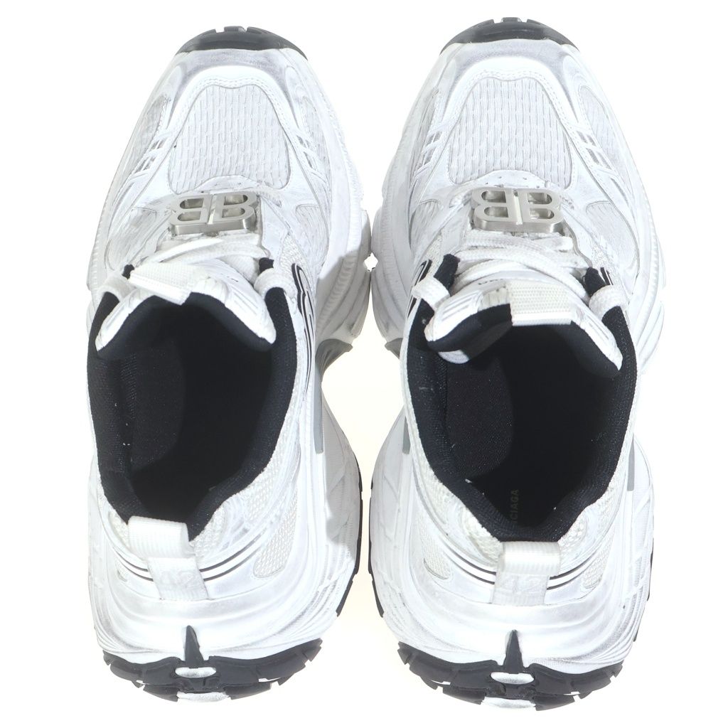 バレンシアガ6xl 38サイズメッシュスニーカー ホワイト BALENCIAGA (バレンシアガ) 6xl MeshHardwaresneaker BBロゴ メッシュ