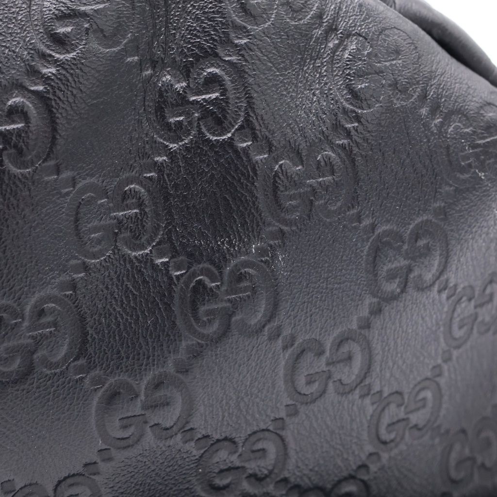 GUCCI (グッチ) Guccissima Web belt bag シマ ボディバッグ レザー