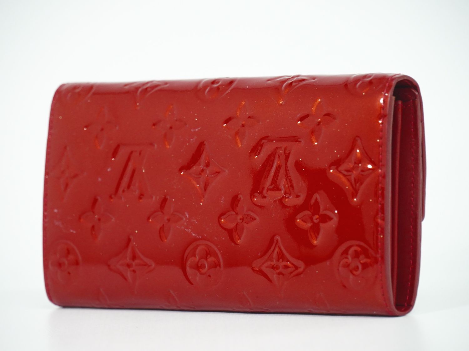 本物 ルイヴィトン LOUIS VUITTON LV ポルトフォイユ サラ ヴェルニ