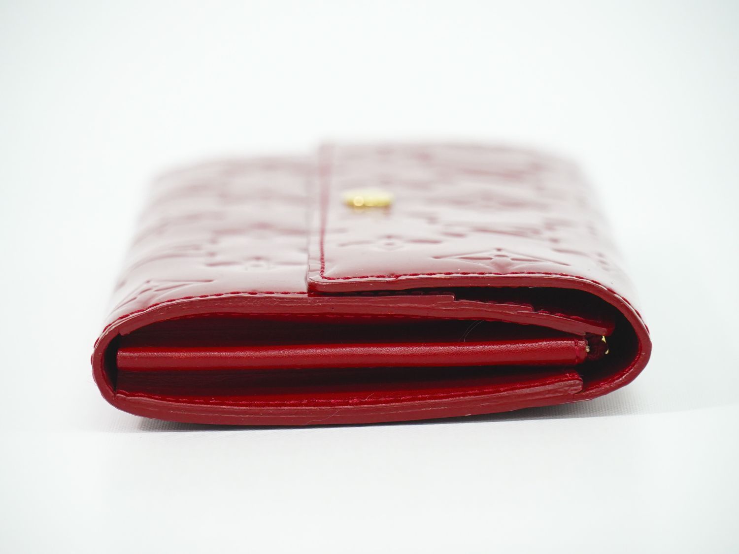本物 ルイヴィトン LOUIS VUITTON LV ポルトフォイユ サラ ヴェルニ 