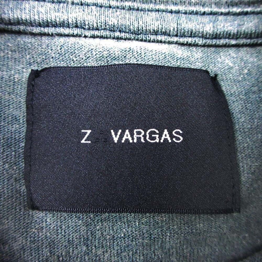 美品 ザックバルガス Z.VARGAS カレッジロゴプリント ダメージ加工 T