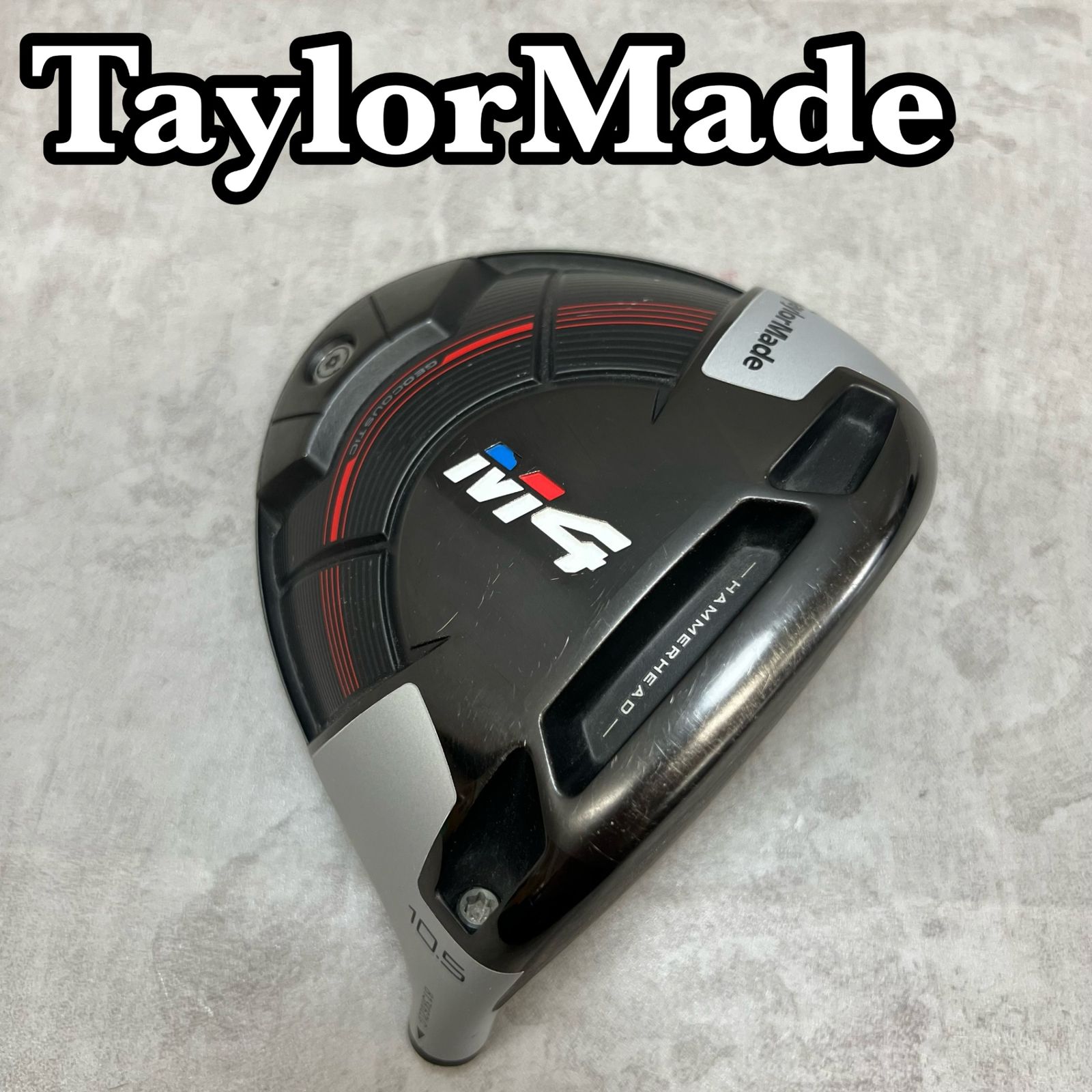 テーラーメイド M4 メンズゴルフ ドライバー ヘッド 1W 10.5° 右利き用 単品 TaylorMade