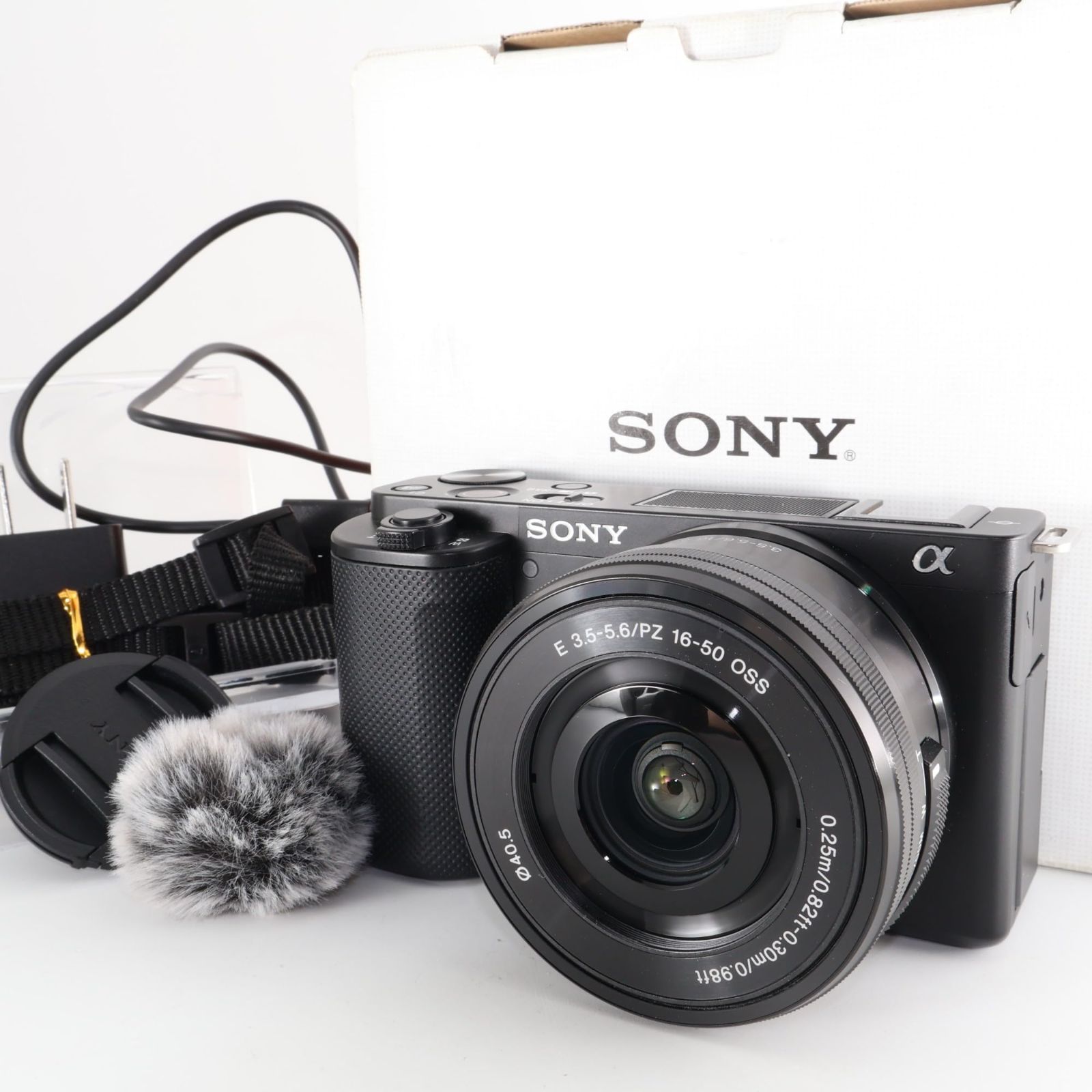 美品】SONY(ソニー) Vlog用カメラ レンズ交換式VLOGCAM APS-C ミラー 