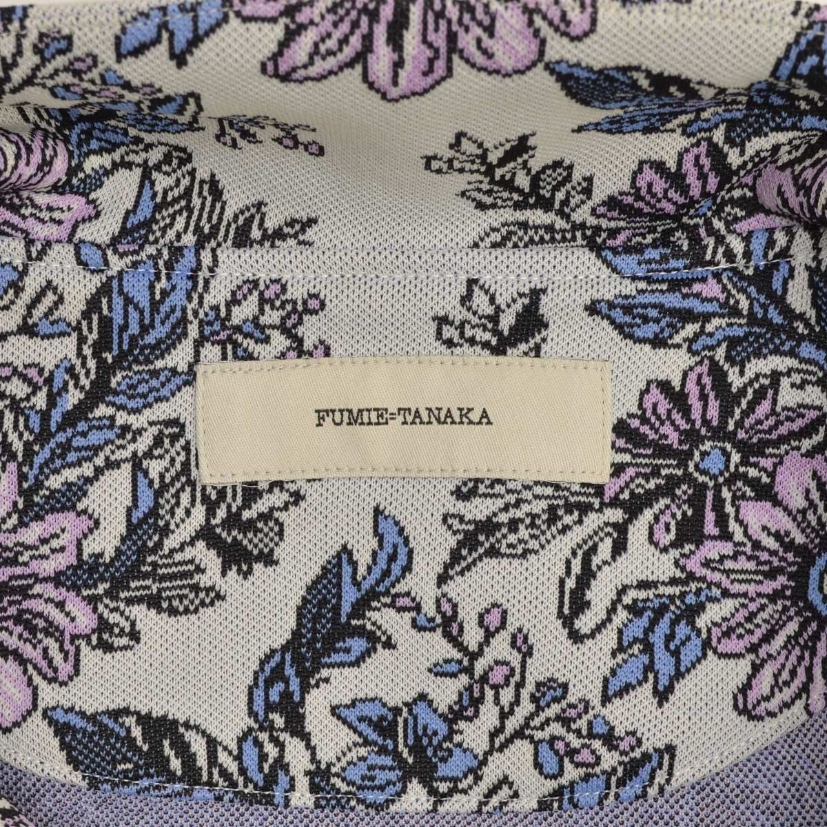 FUMIETANAKA】F25S-14 FT flower JQ zipジャケット - メルカリ
