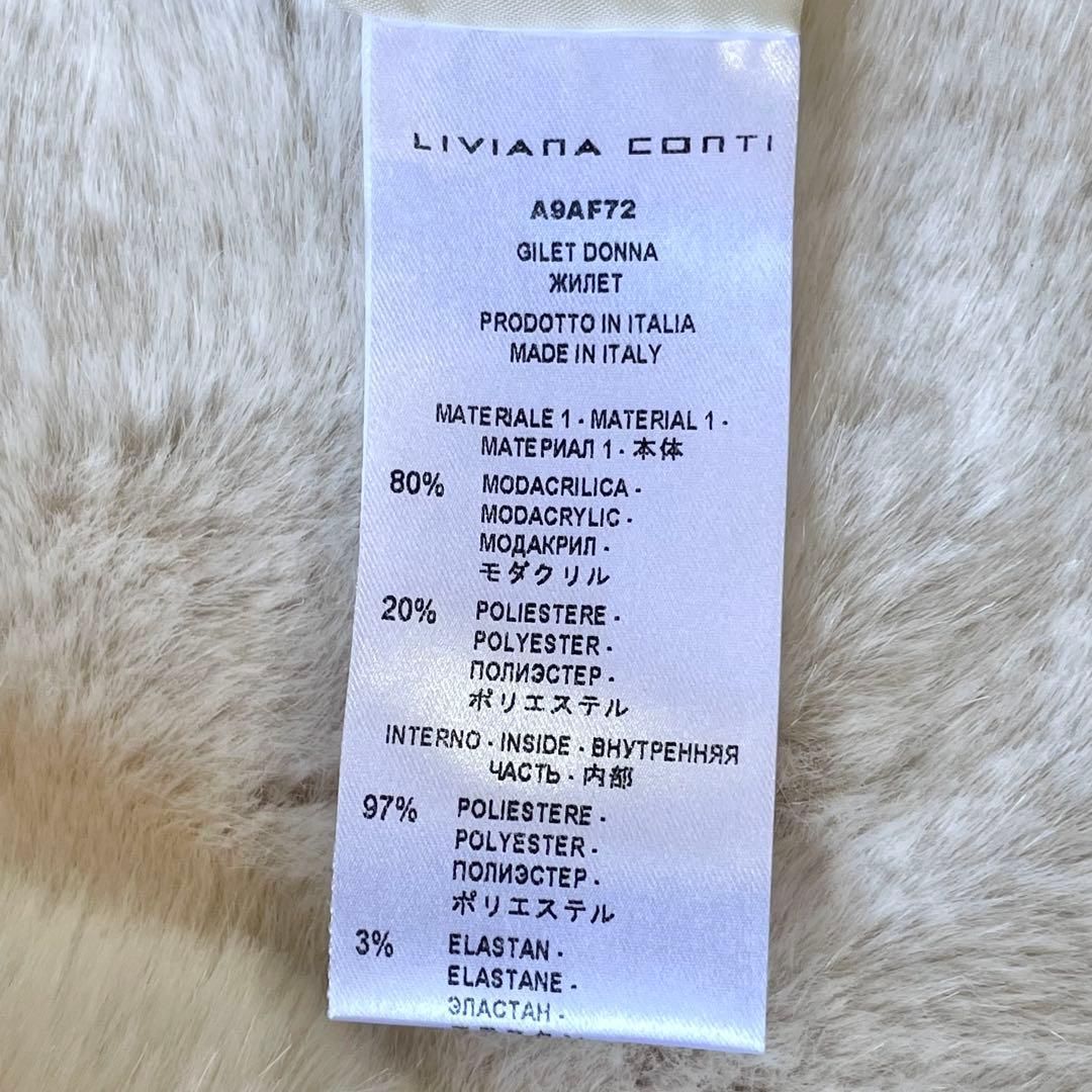 美品✨LIVIANA CONTI リビアナコンティ エコファーロングストール