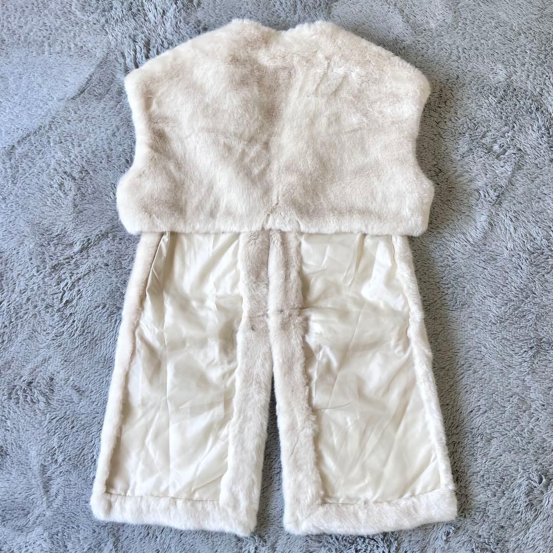 美品✨LIVIANA CONTI リビアナコンティ エコファーロングストール
