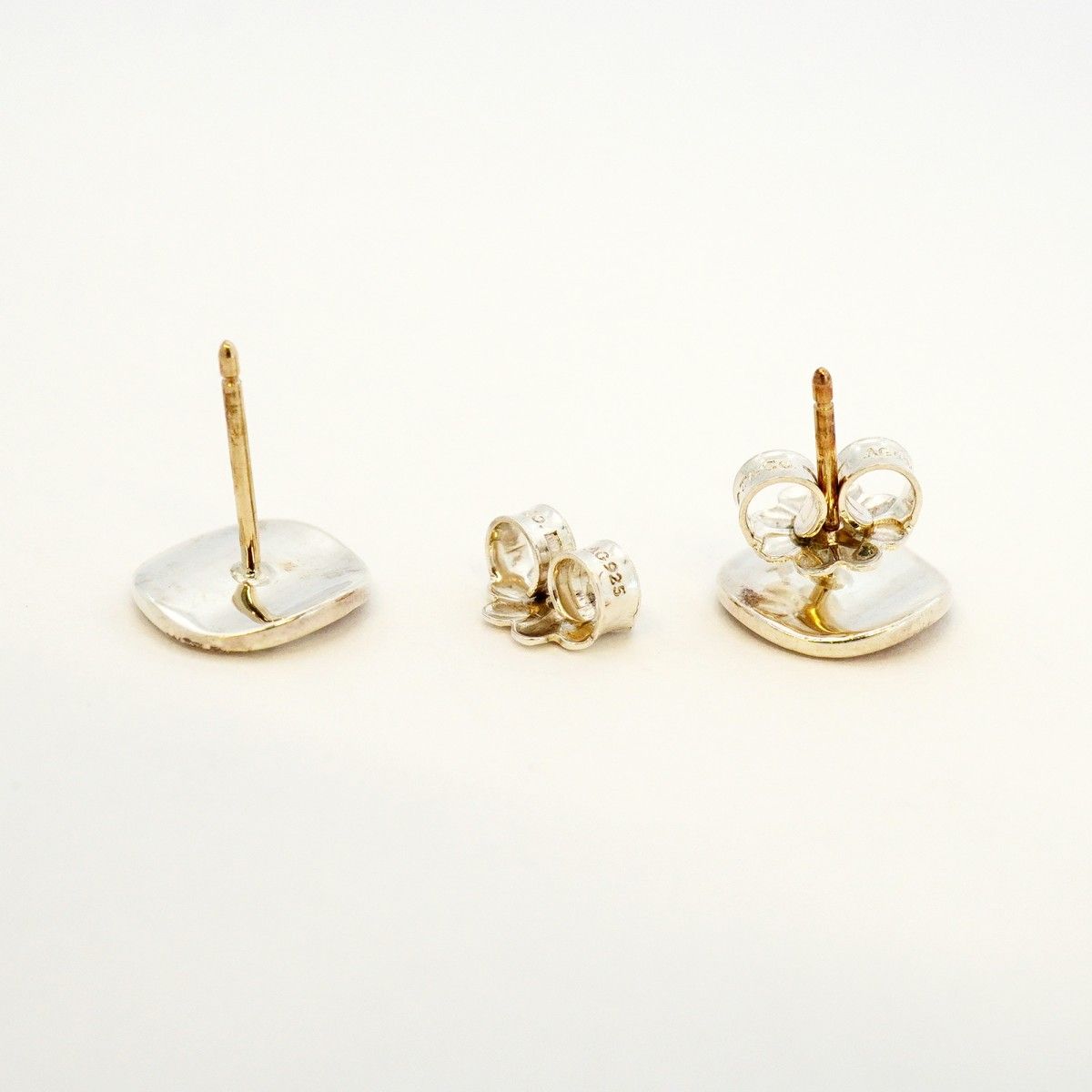 6jeb0708-k】ティファニー ピアス ノーツ シルバー925【中古 
