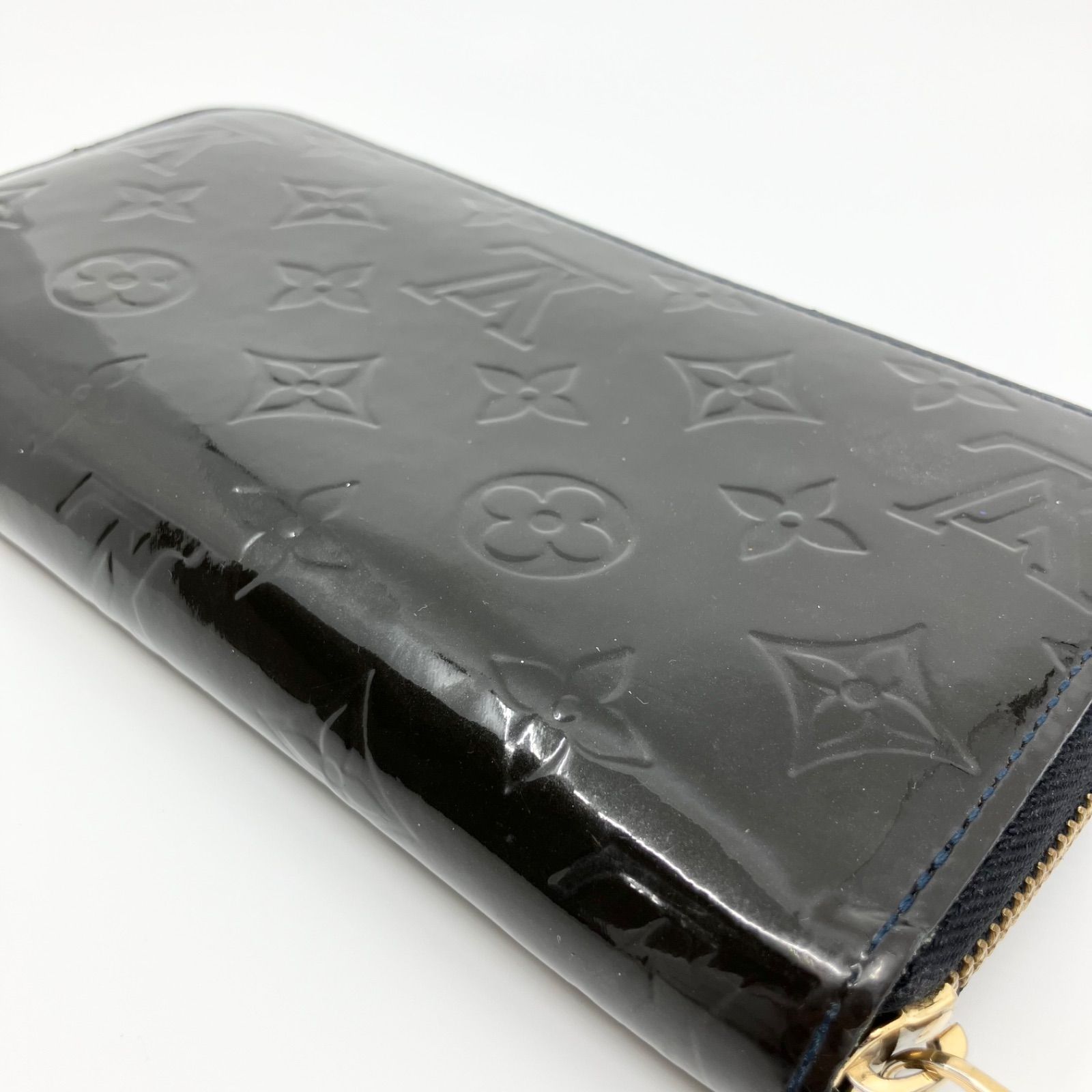LOUIS VUITTON ルイヴィトン ジッピーウォレット モノグラム・ヴェルニ 