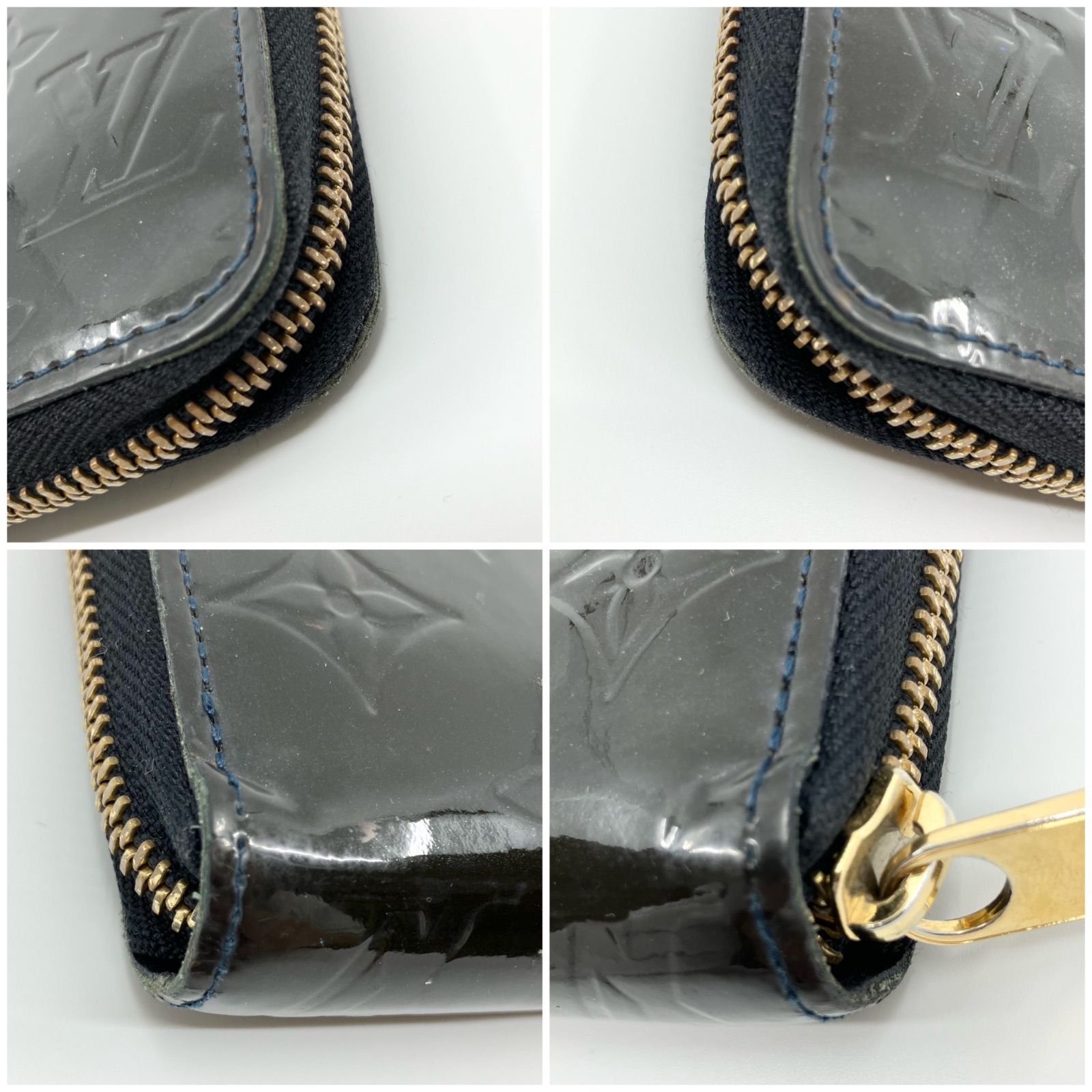 LOUIS VUITTON ルイヴィトン ジッピーウォレット モノグラム・ヴェルニ 