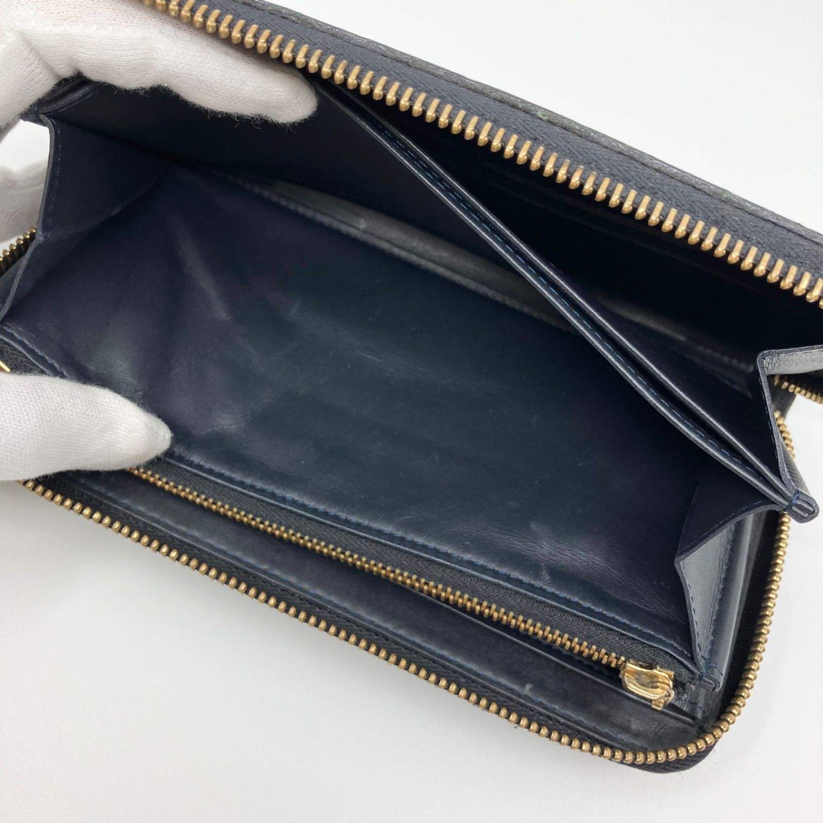 LOUIS VUITTON ルイヴィトン ジッピーウォレット モノグラム・ヴェルニ 