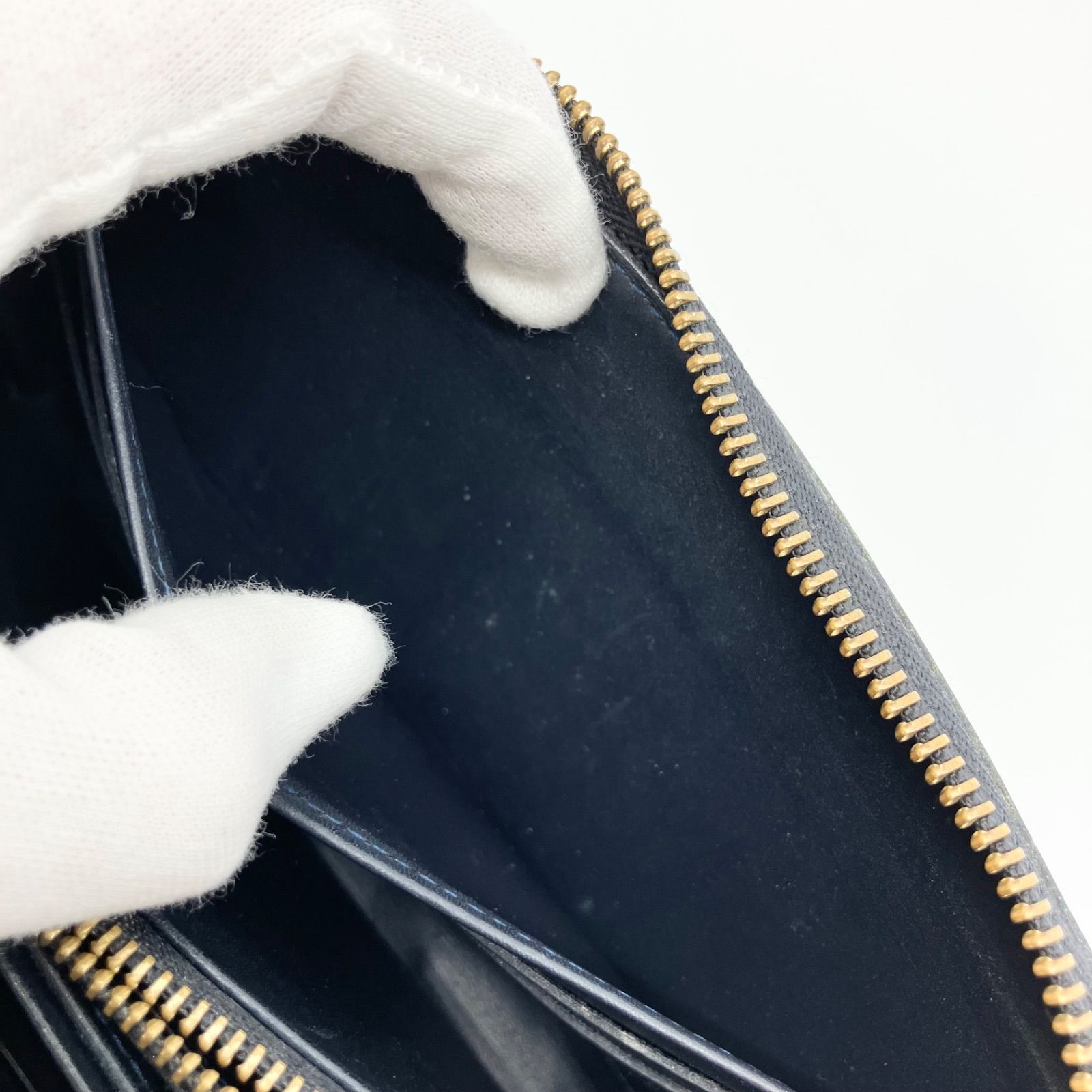 LOUIS VUITTON ルイヴィトン ジッピーウォレット モノグラム・ヴェルニ 