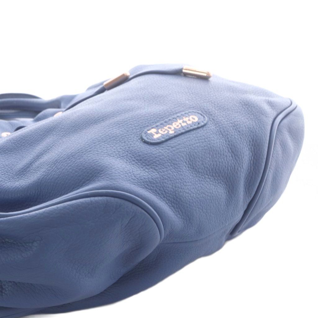 レペット Repetto ハンドバッグ ショルダーバッグ 2way レザー 青