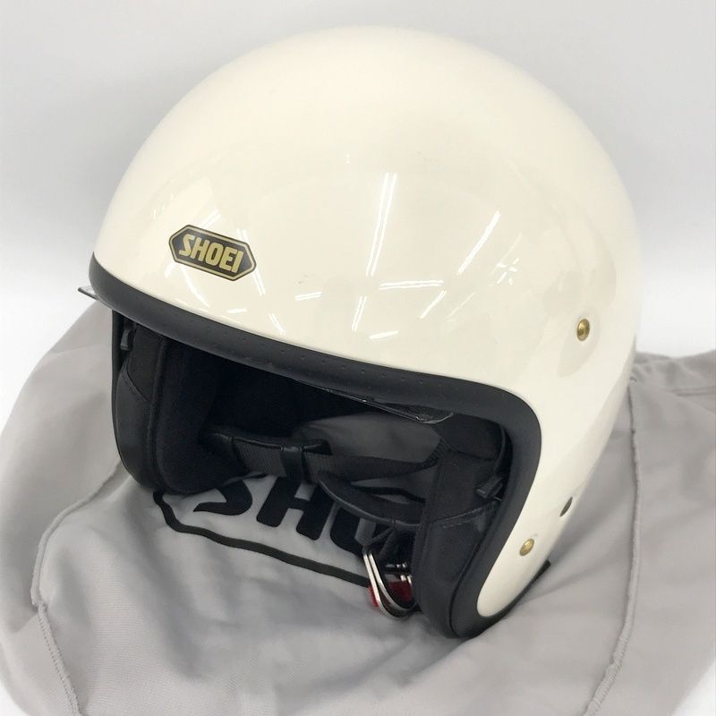 SHOEI ショウエイ J・O ジェットヘルメット XLサイズ オフホワイト オートバイ ツーリング ライディング バイク用品 ★TA560