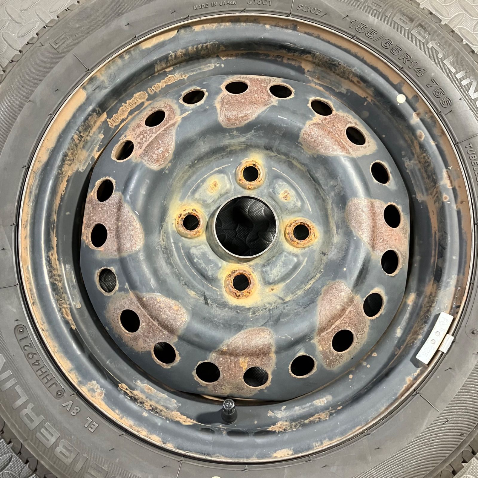 車 年末年始発送⭐︎ダイハツ純正 155/65R14 タント ムーヴ ムーブ 