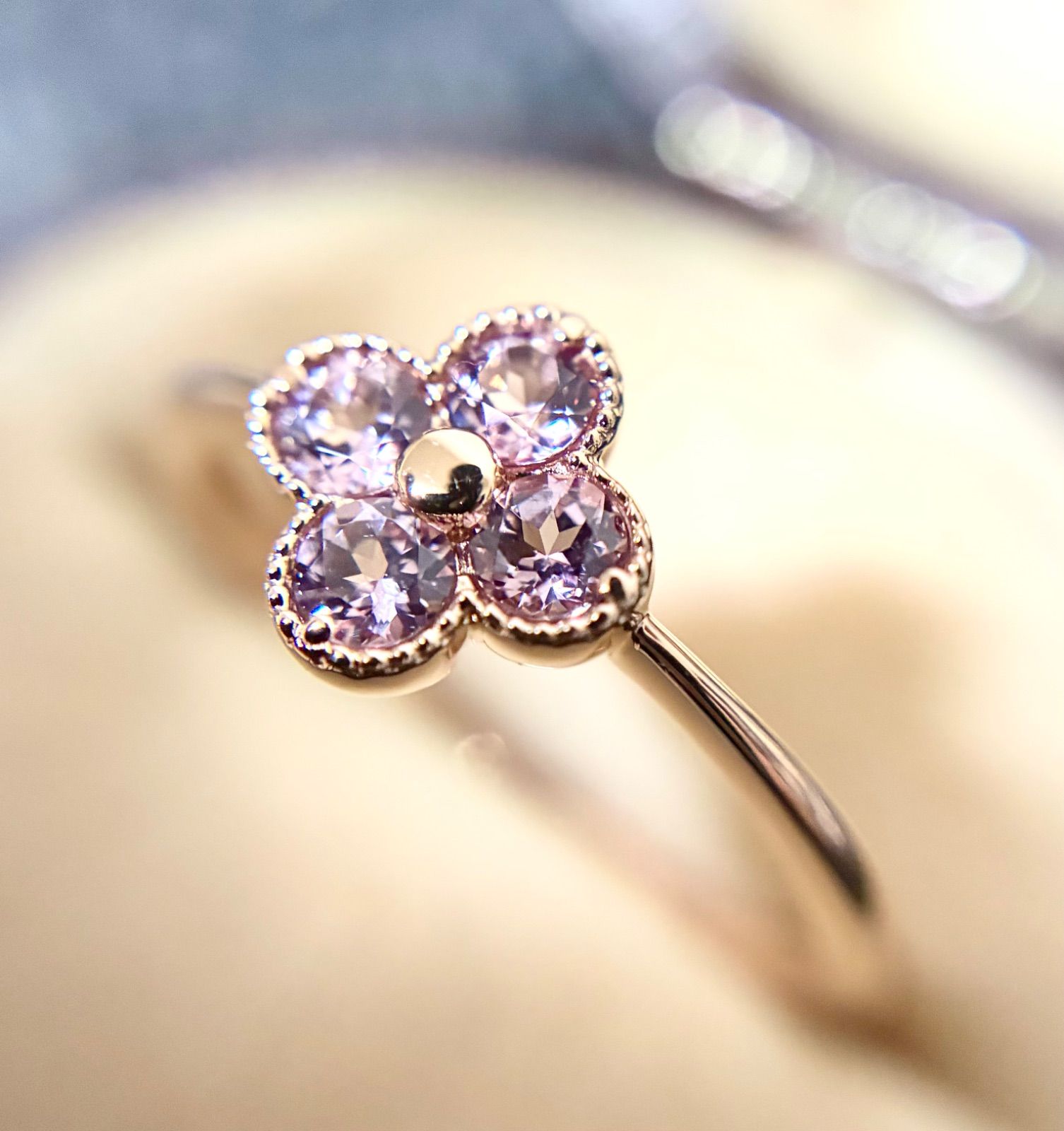 BIZOUX アナイス シャンパンガーネット 11号 18金リング ビズー◇K18PG*5号*アナイス*リング*シャンパンガーネット - メルカリ