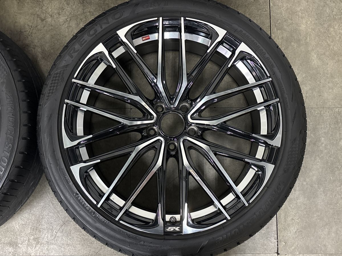 カスタム用に】レオニス SK 20in 8.5J +35 PCD114.3 ブリヂストン 