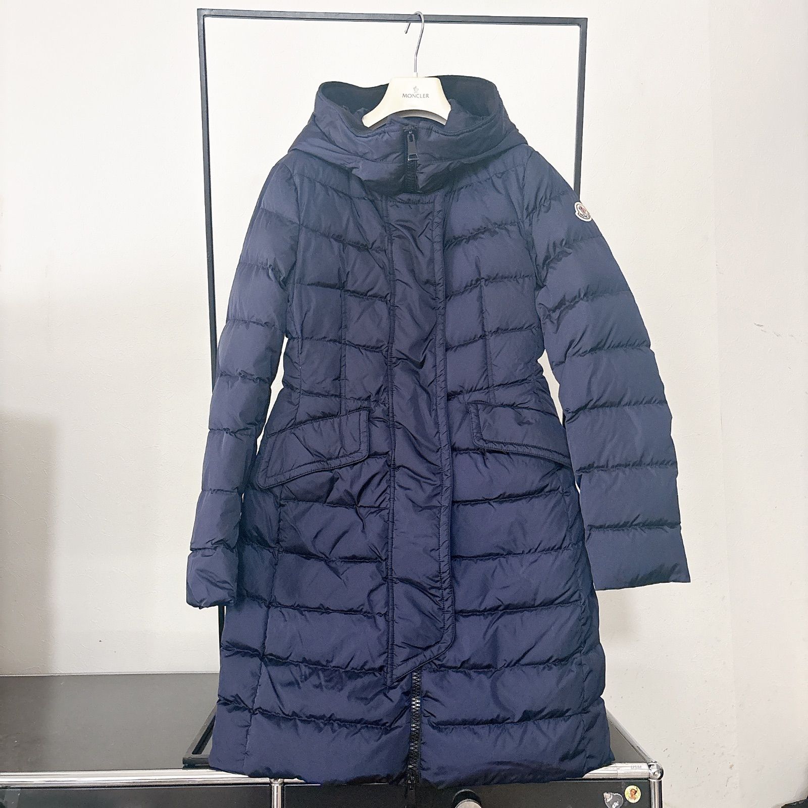 ダウンコート モンクレール MONCLER GRIVE サイズ00 ネイビー モンクレール☆GRIVE☆ロングダウン☆ネイビー☆サイズ1 - メルカリ