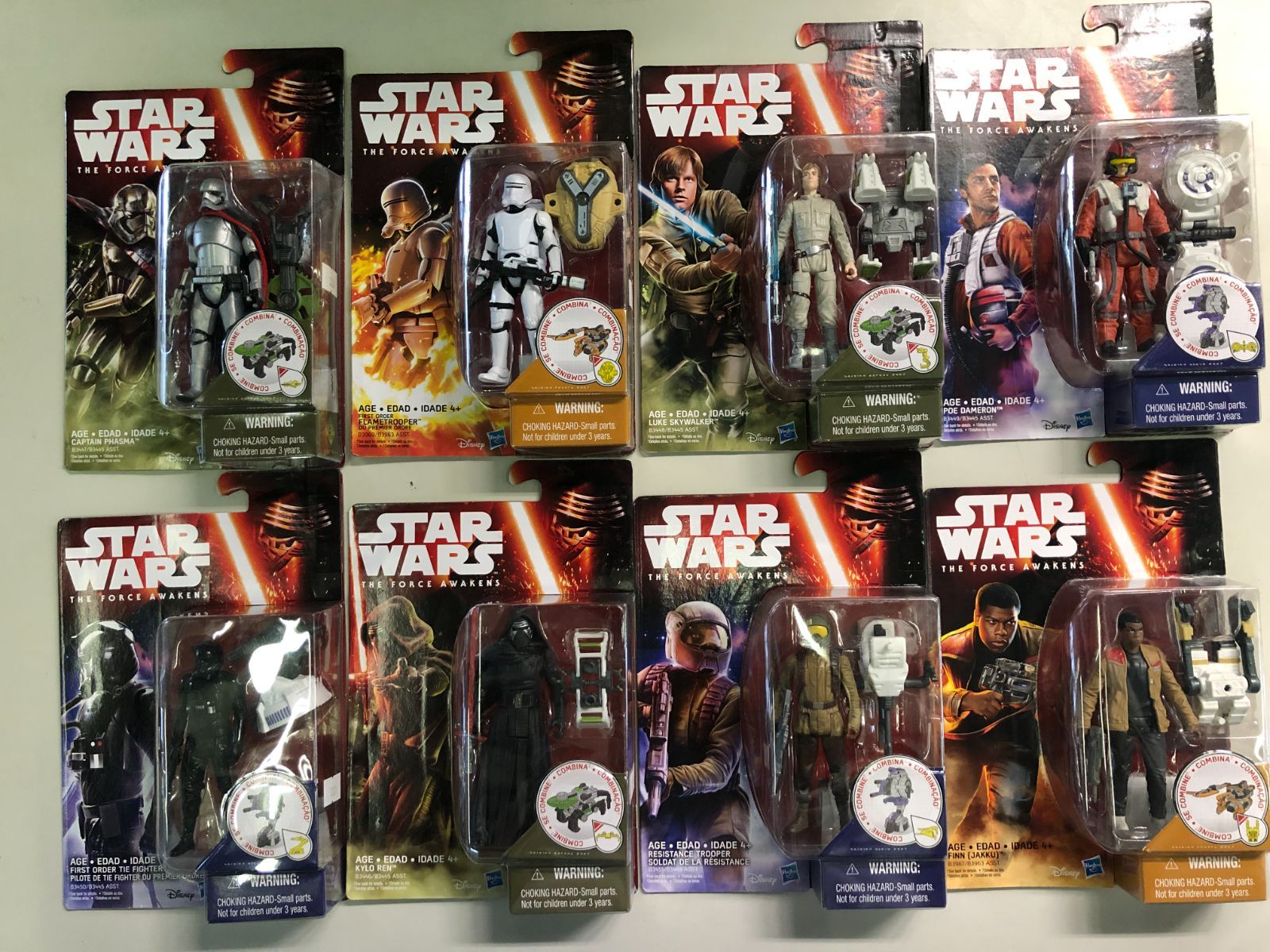新品未開封 スター・ウォーズ フォースの覚醒 ベーシックフィギュア 8 