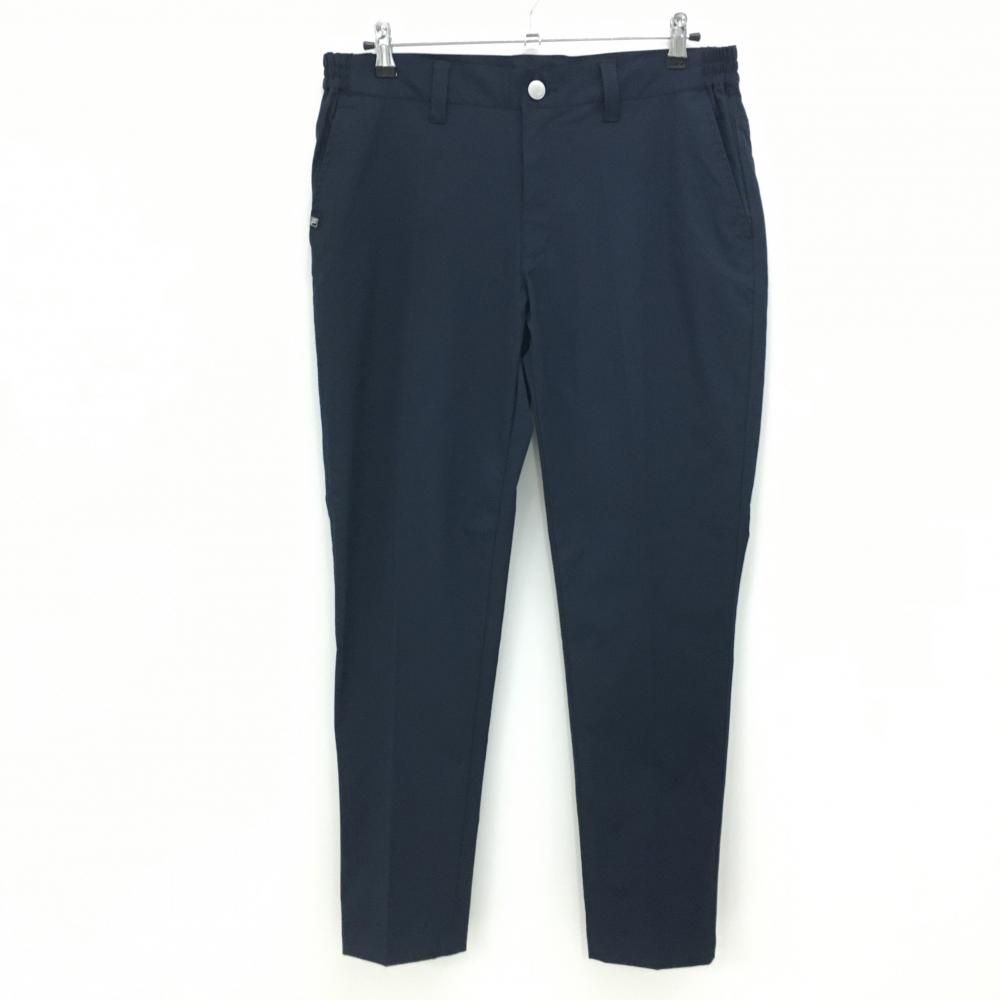 【新品未使用タグ付き品】FILA GOLF パンツ L ネイビー 超美品】フィラゴルフ パンツ ネイビー シンプル バックロゴ メンズ L