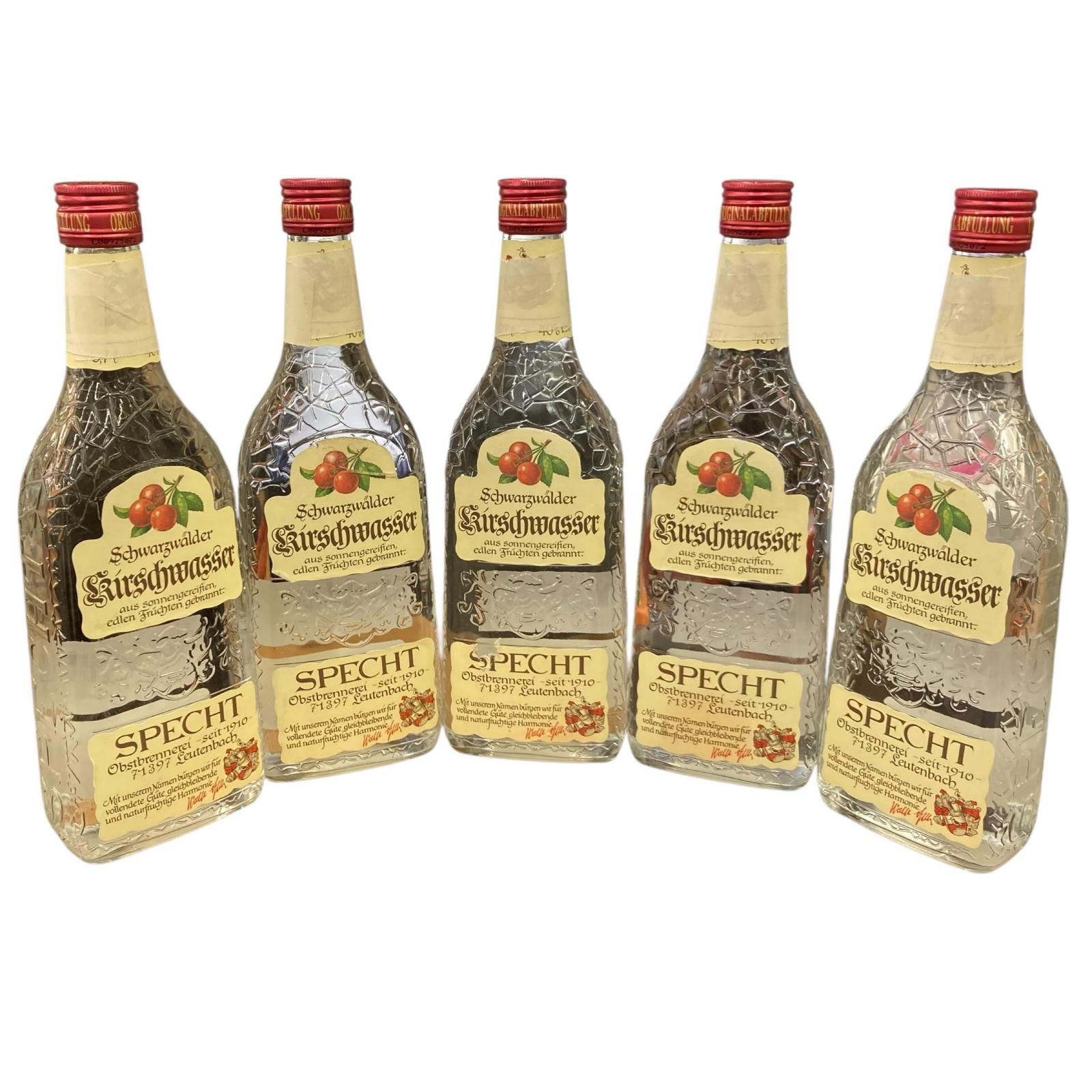 SG00001 ブランデー シュペヒト キルシュヴァッサー 5点まとめ売り