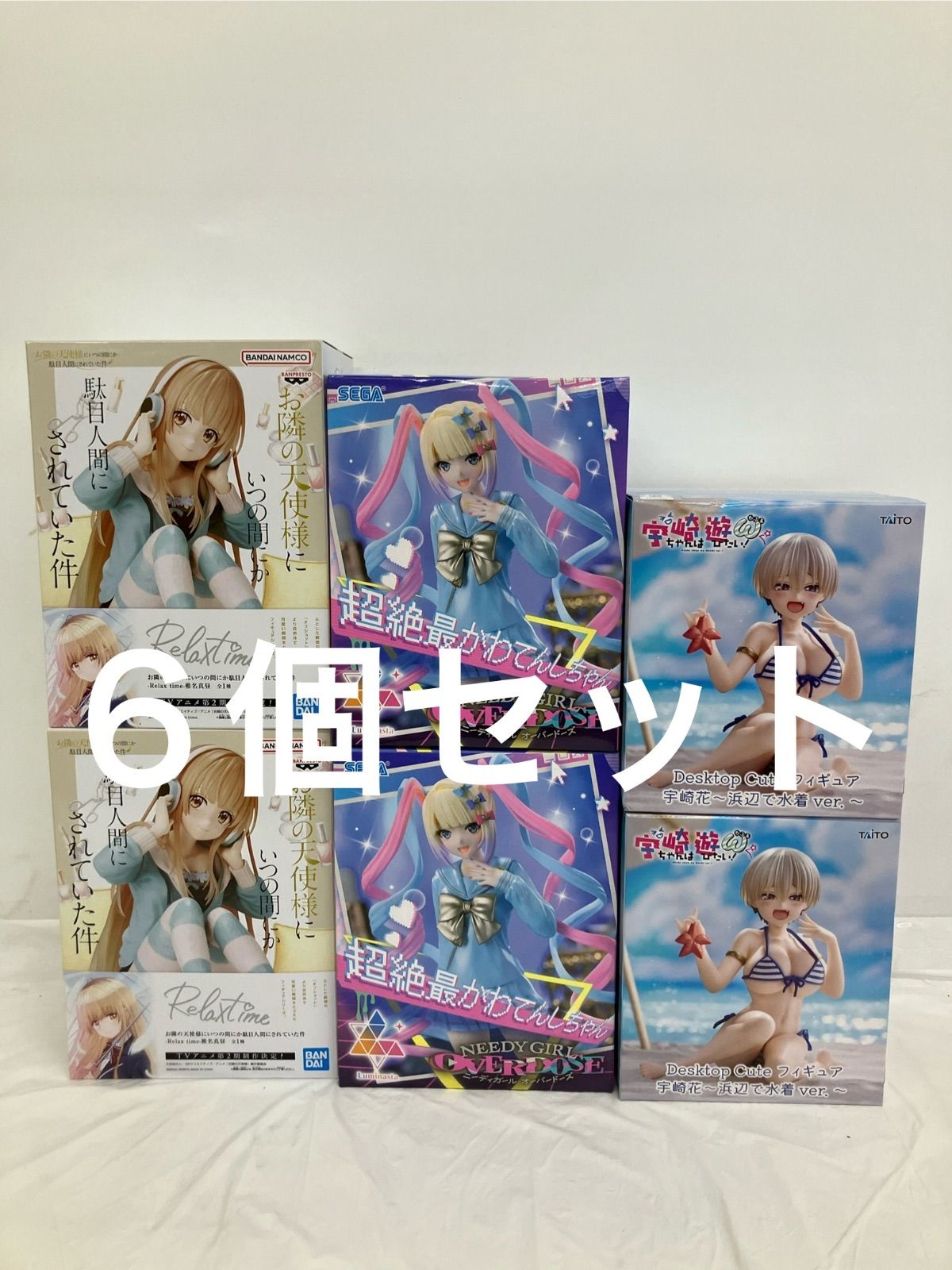 未開封 美少女 フィギュア まとめ 宇崎ちゃんは遊びたい！ 他 6個