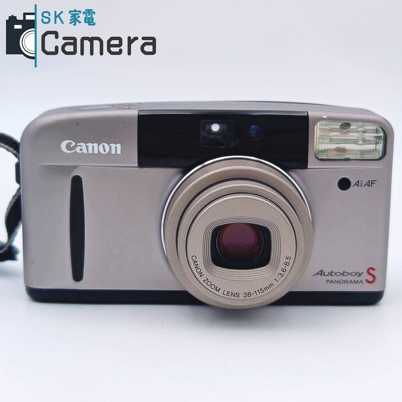 キヤノン Autoboy S チタンカラー コンパクトフィルムカメラ 中古 #2 中古】 Canon Autoboy S PANORAMA テスト用フィルムにて確認済み