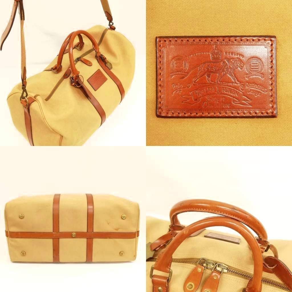ラルフローレン RALPH LAUREN サファリ ライン ヴィンテージ ボストン