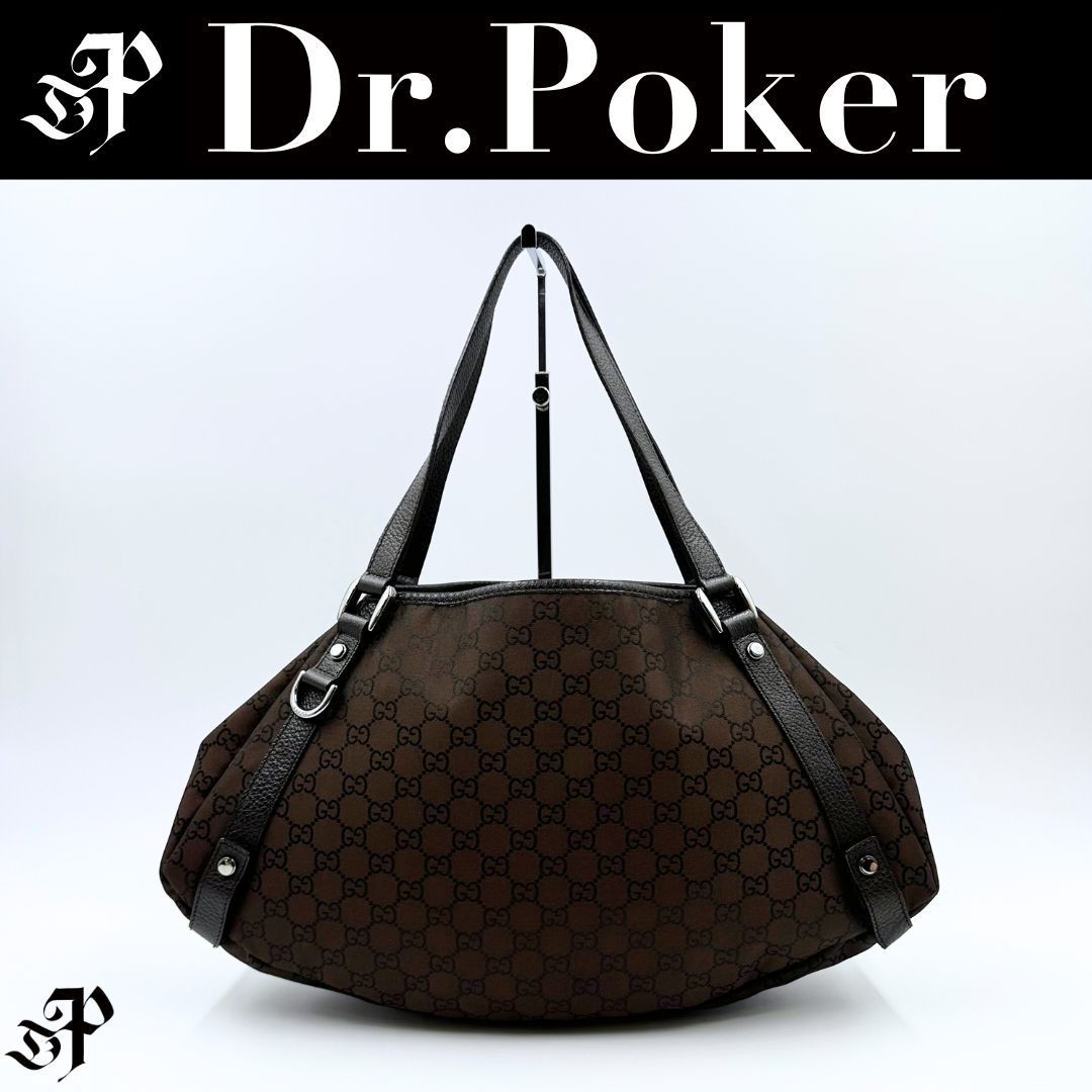 美品】Gucci GGキャンバス アビー トートバッグ - メルカリ
